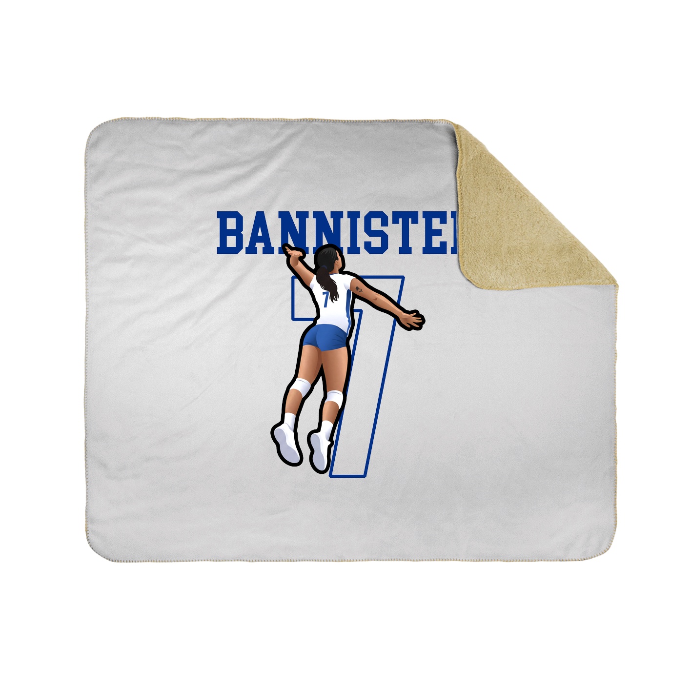 Throw Blanket — Shirsey in White