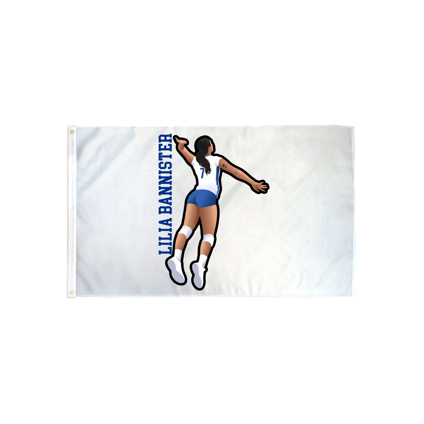3x5 Flag — Name Vertical in Classic