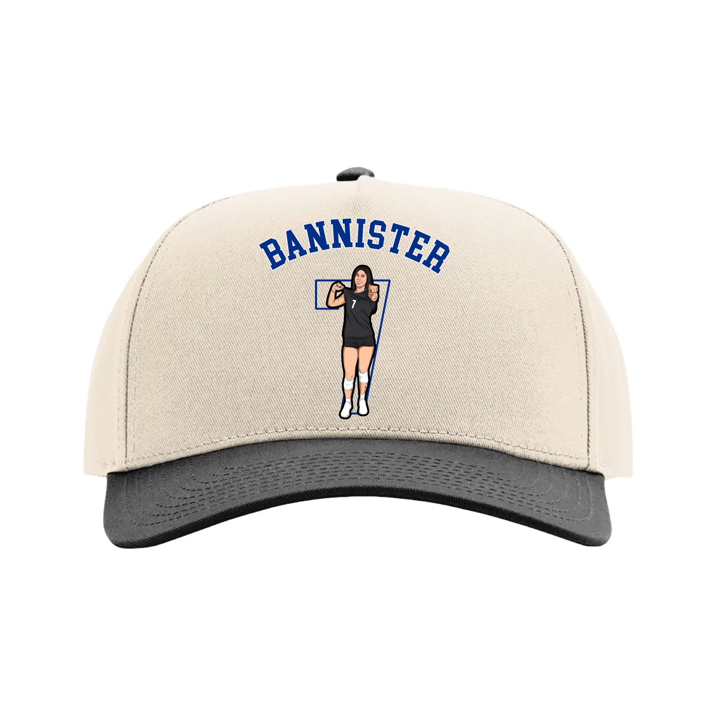 Full Fabric Five-Panel Champ Cap