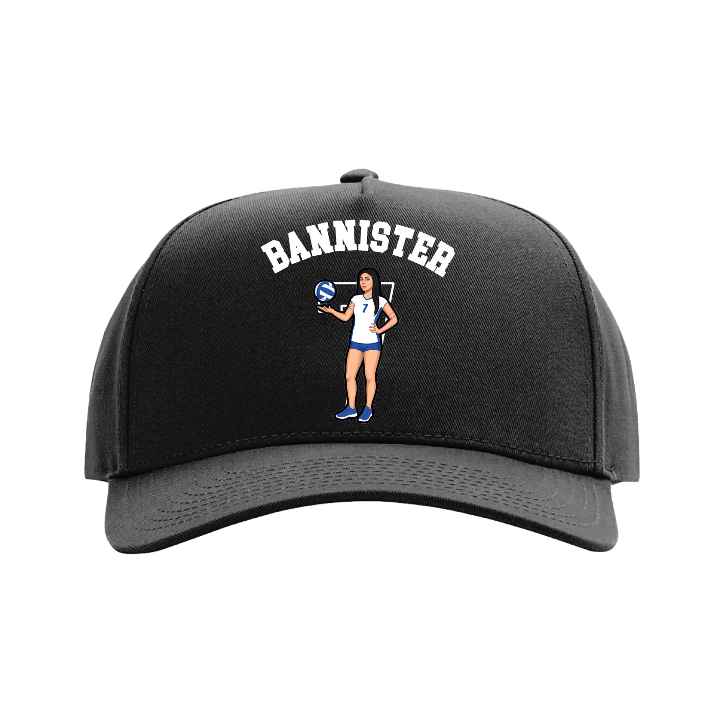 Full Fabric Five-Panel Champ Cap