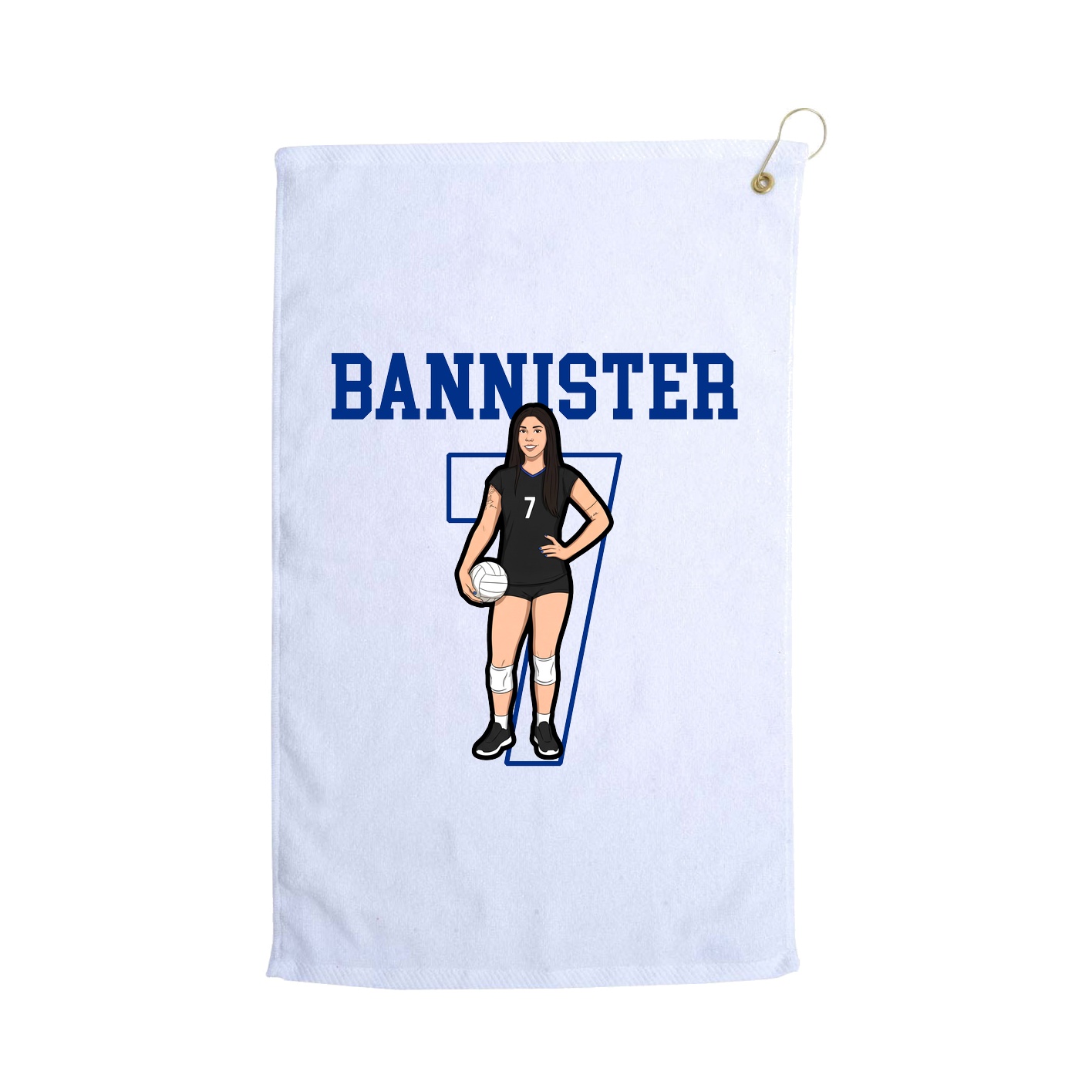 Golf Towel — Shirsey in White