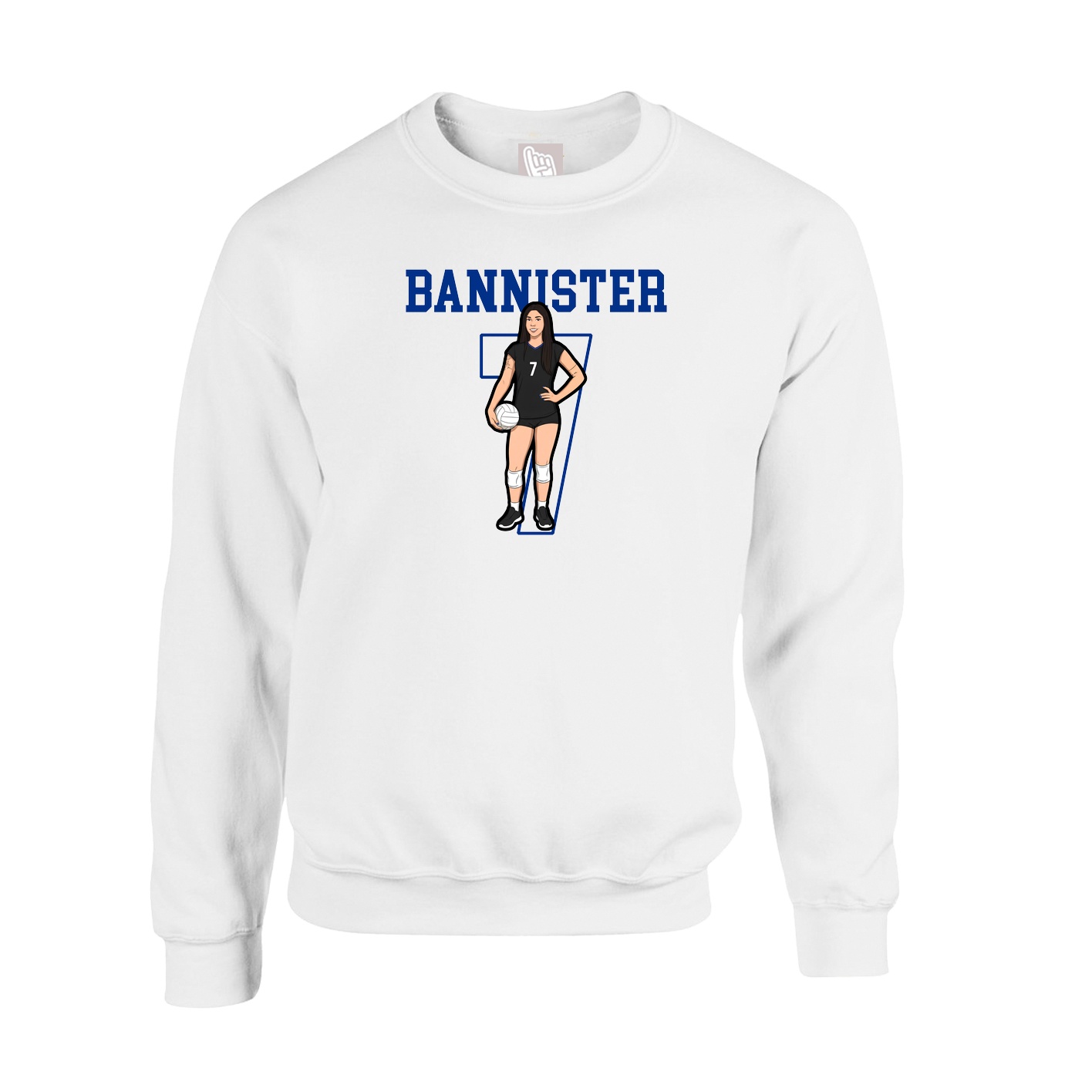 Fleece Crew — Shirsey in White