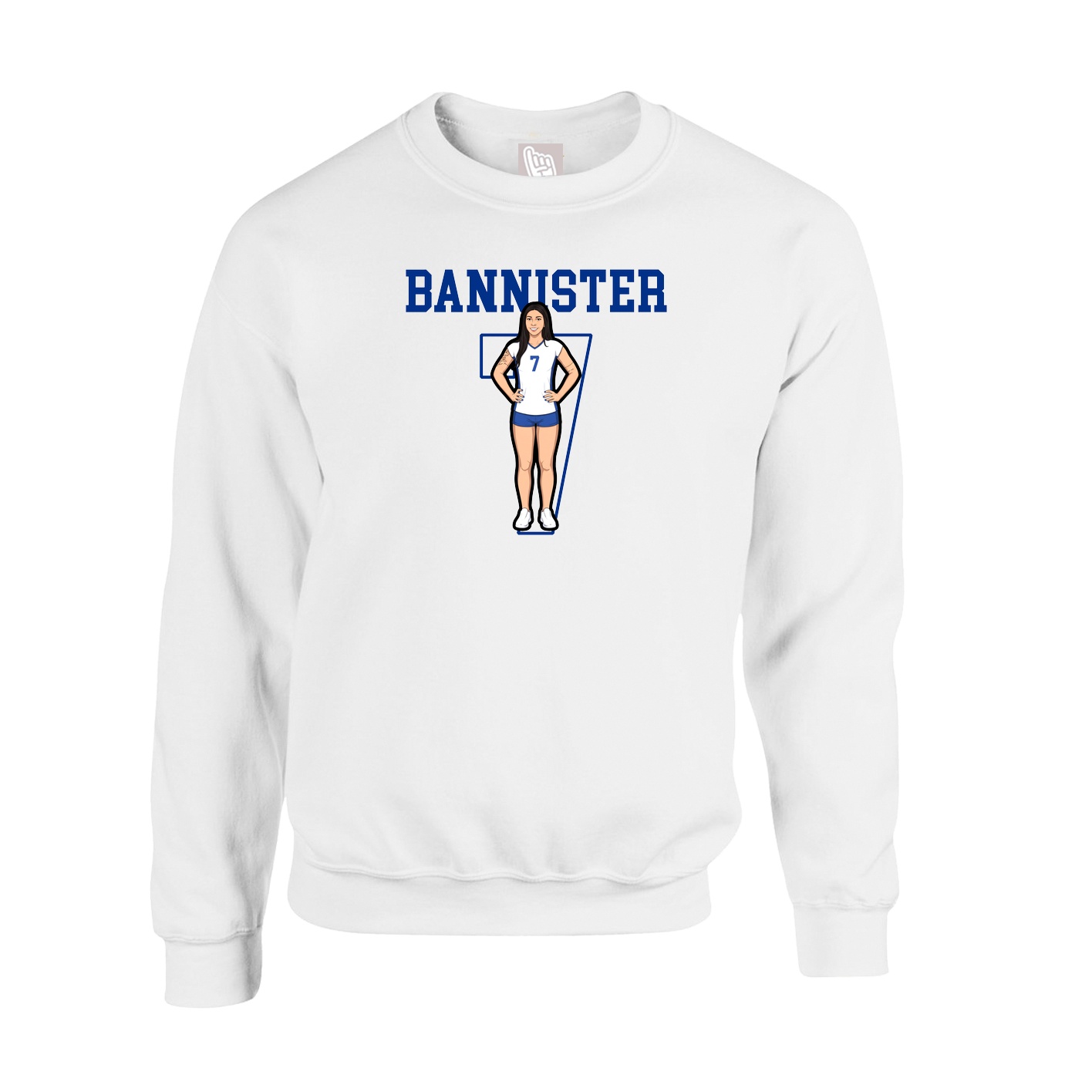 Fleece Crew — Shirsey in White