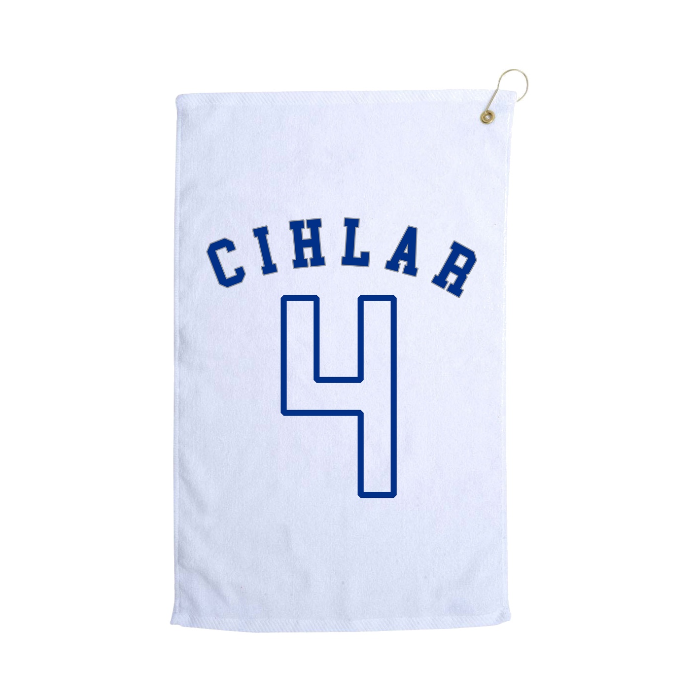 Golf Towel — Shirsey Arch in White