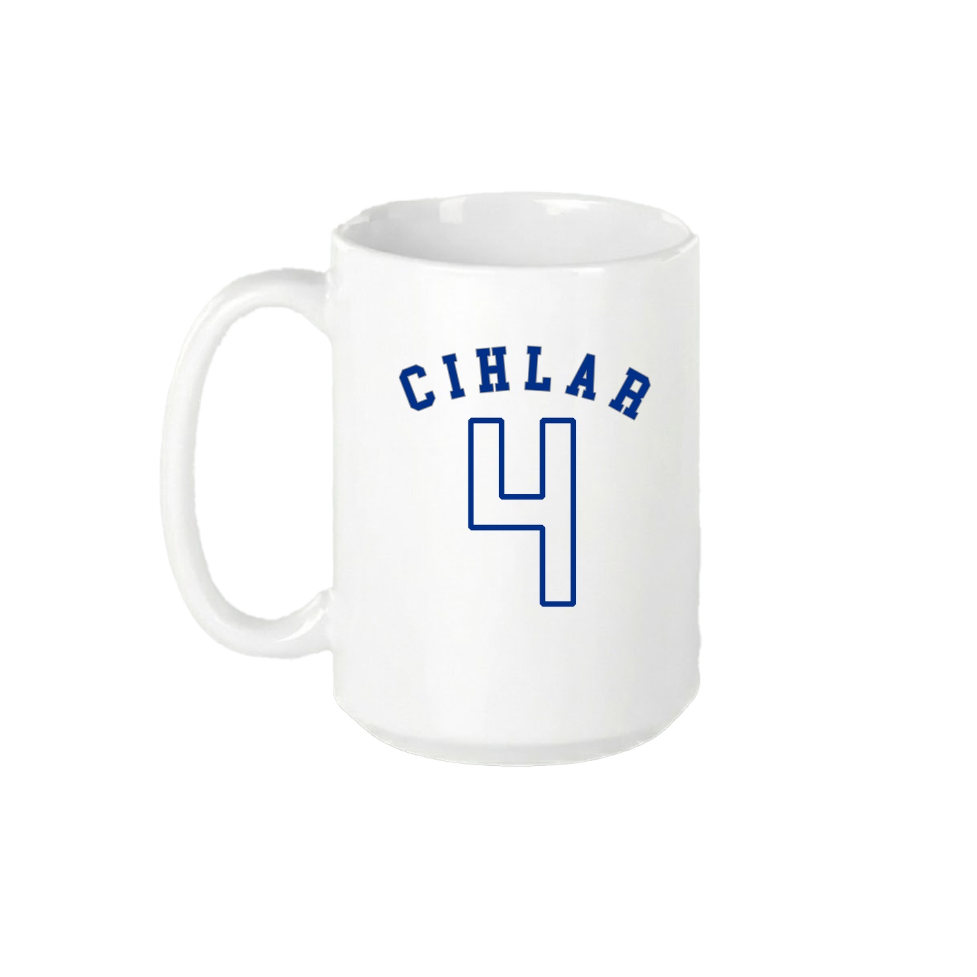15oz Coffee Mug — Shirsey Arch in White