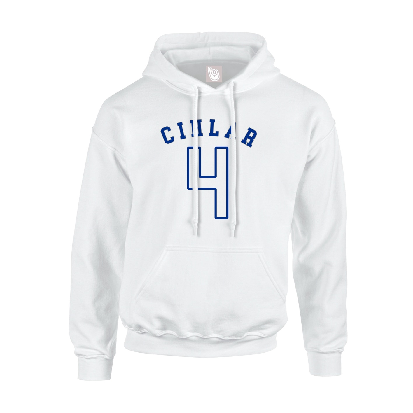 Hoodie — Shirsey Arch in White