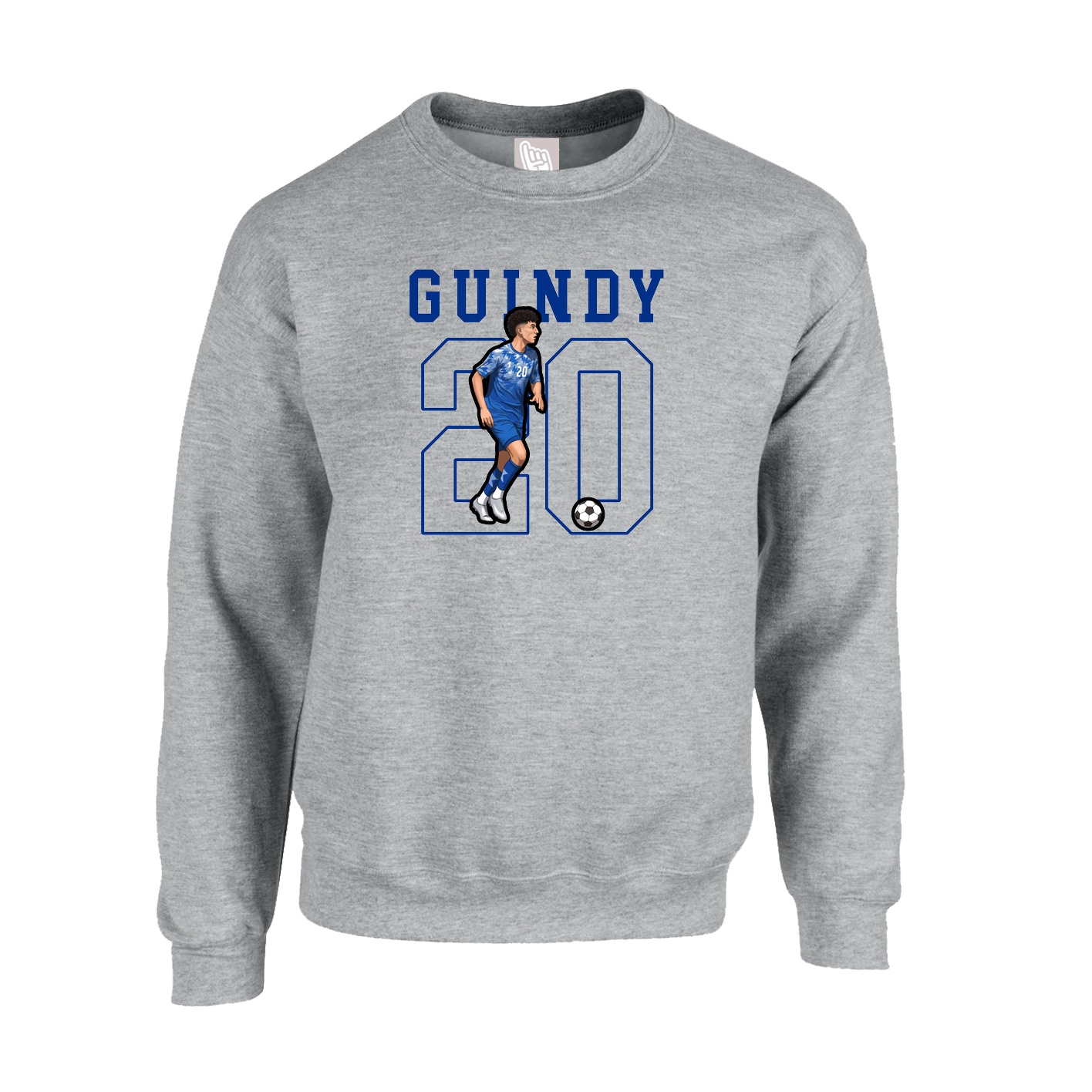 Fleece Crew — Shirsey in Grey