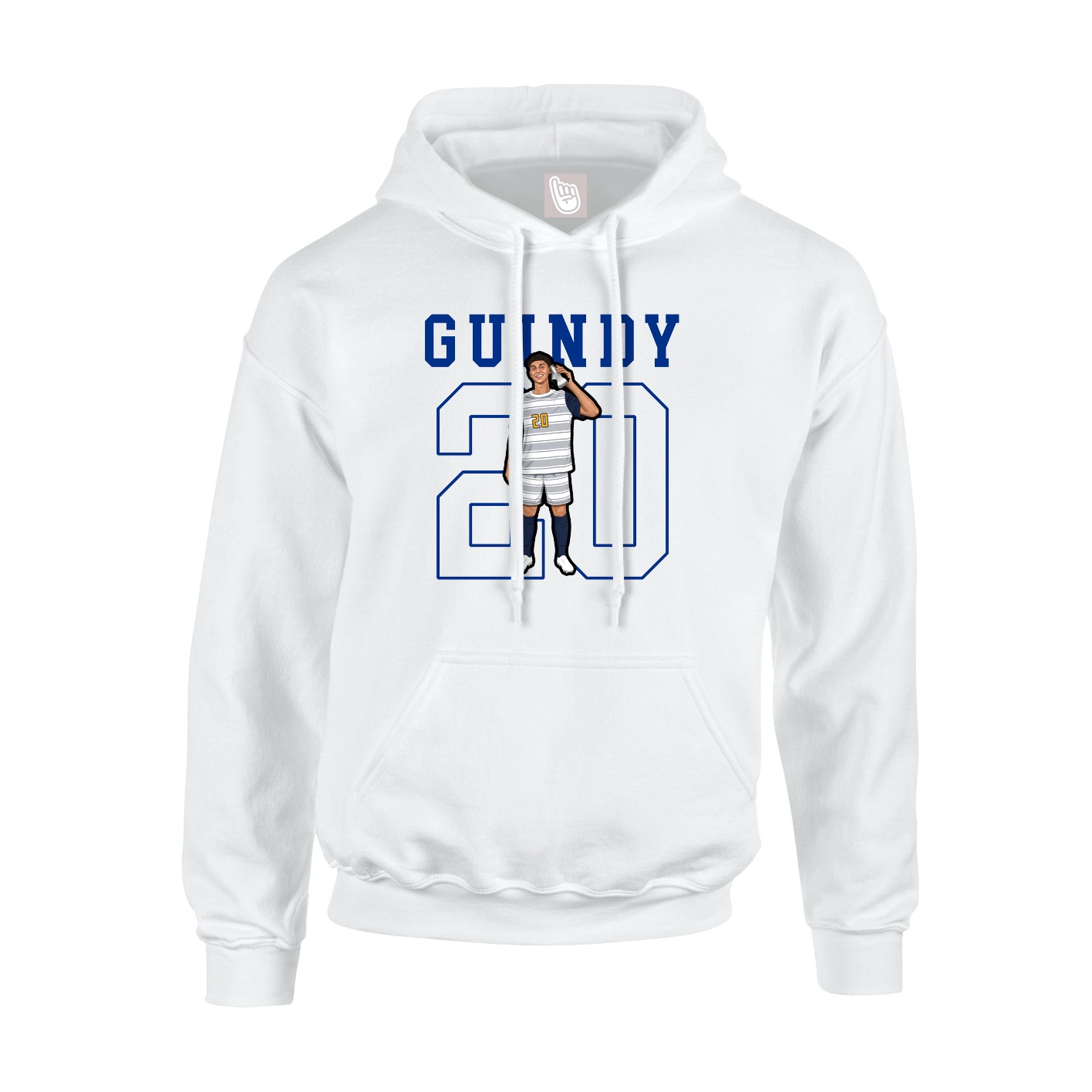 Hoodie — Shirsey in White