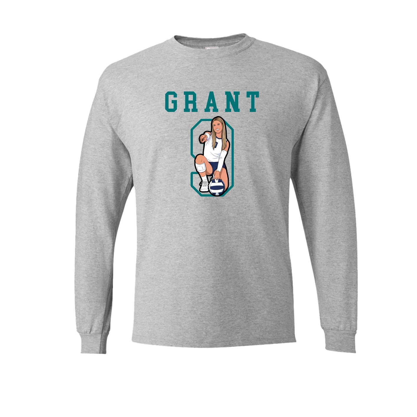 Long Sleeve Tee — Shirsey in Grey