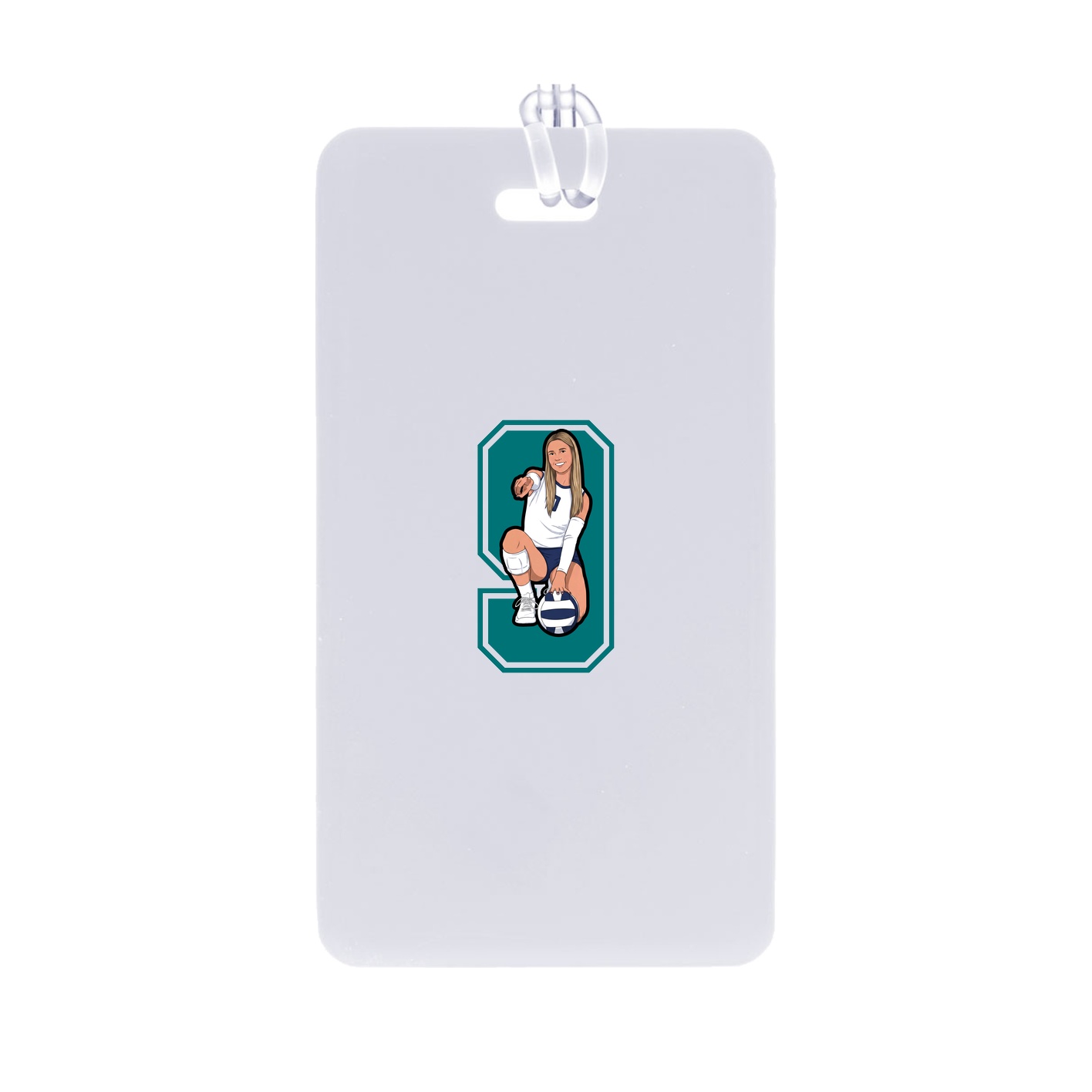 Bag Tag — Number in Classic