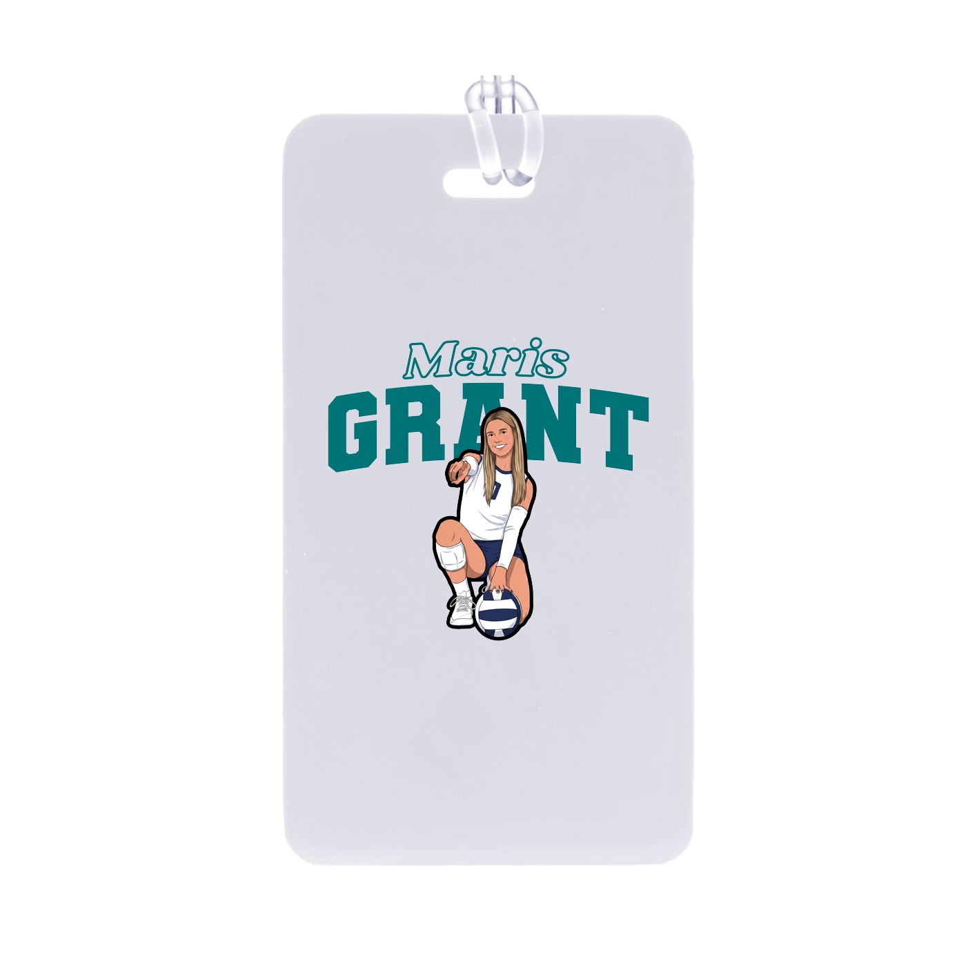 Bag Tag — Name Arch in Classic