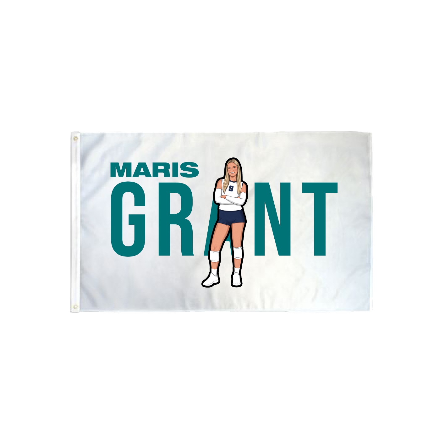3x5 Flag — Player Name in Classic