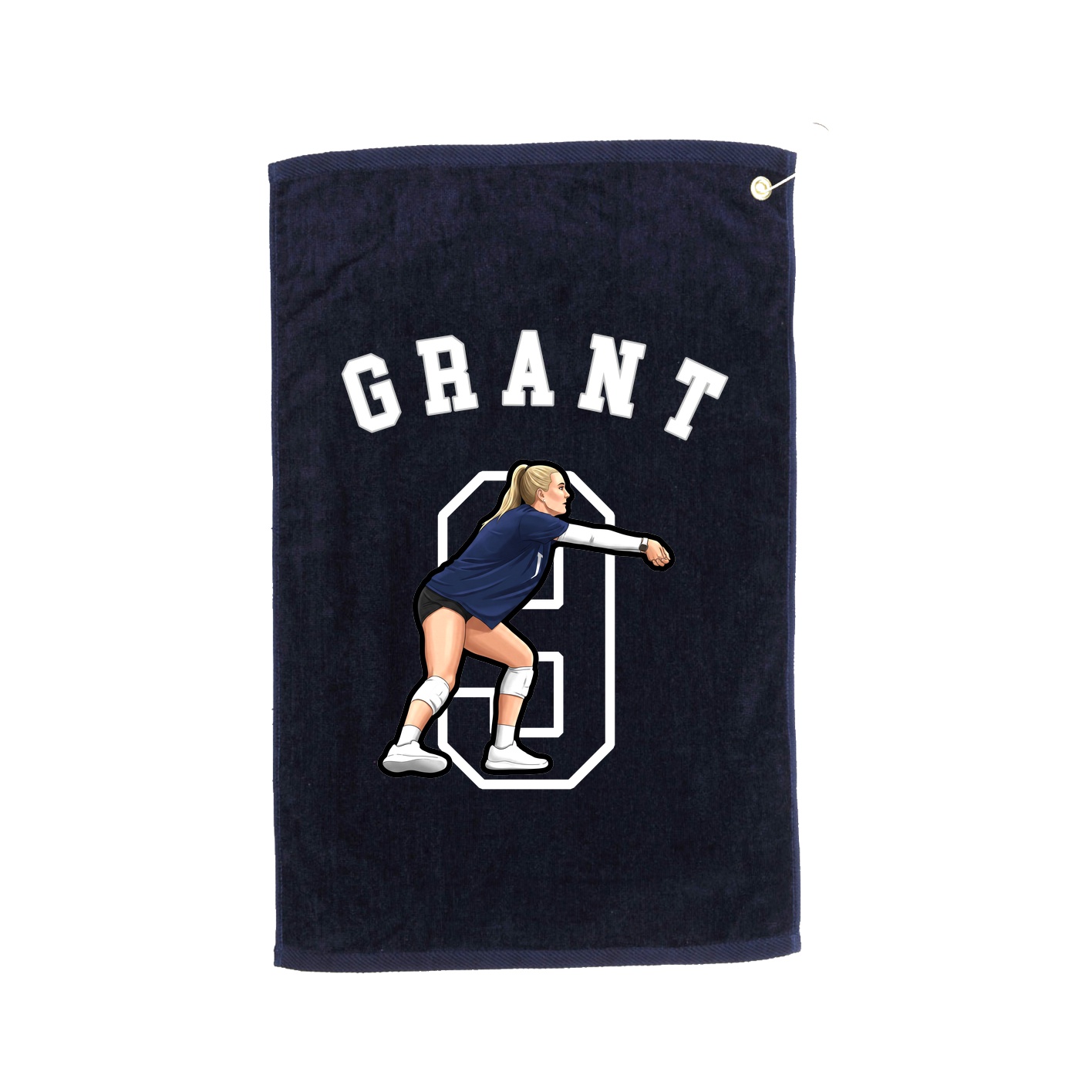 Golf Towel — Shirsey Arch in Navy