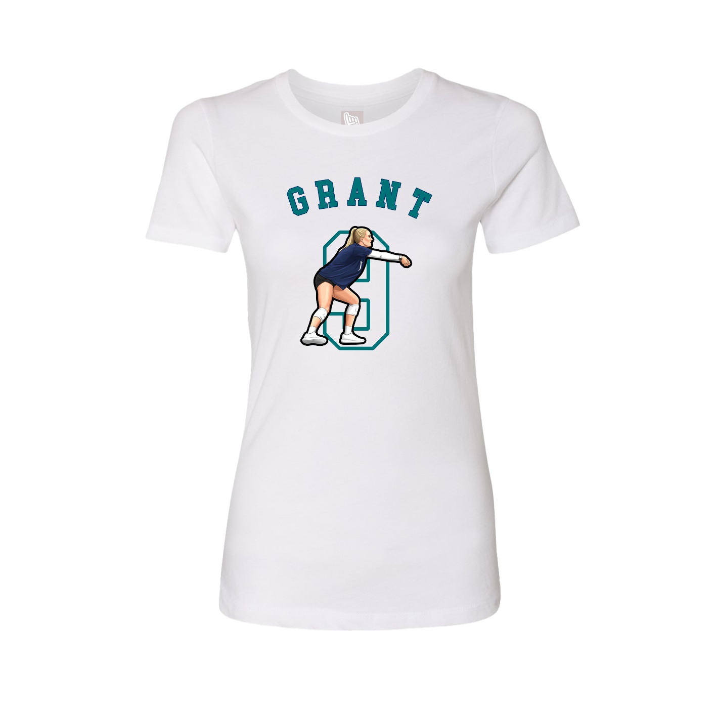 Womens Tee — Shirsey Arch in White