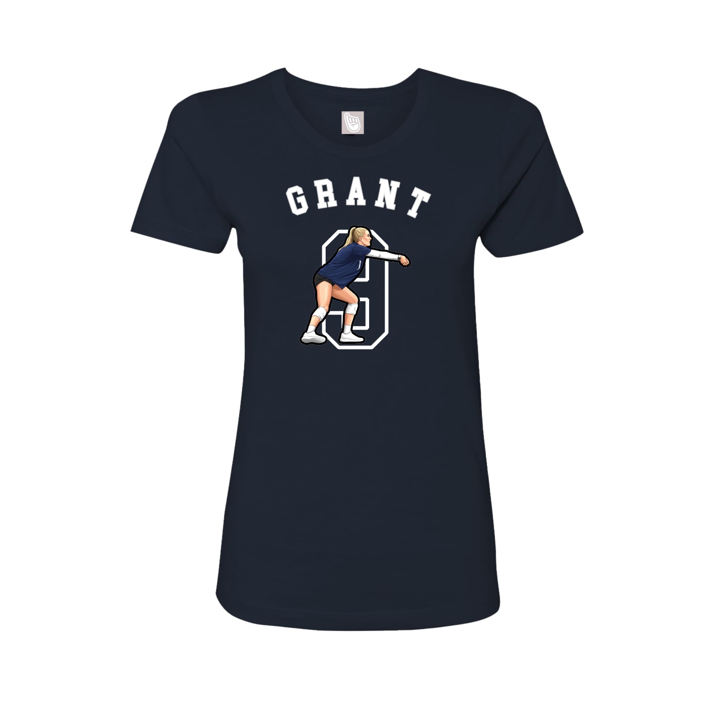 Womens Tee — Shirsey Arch in Navy