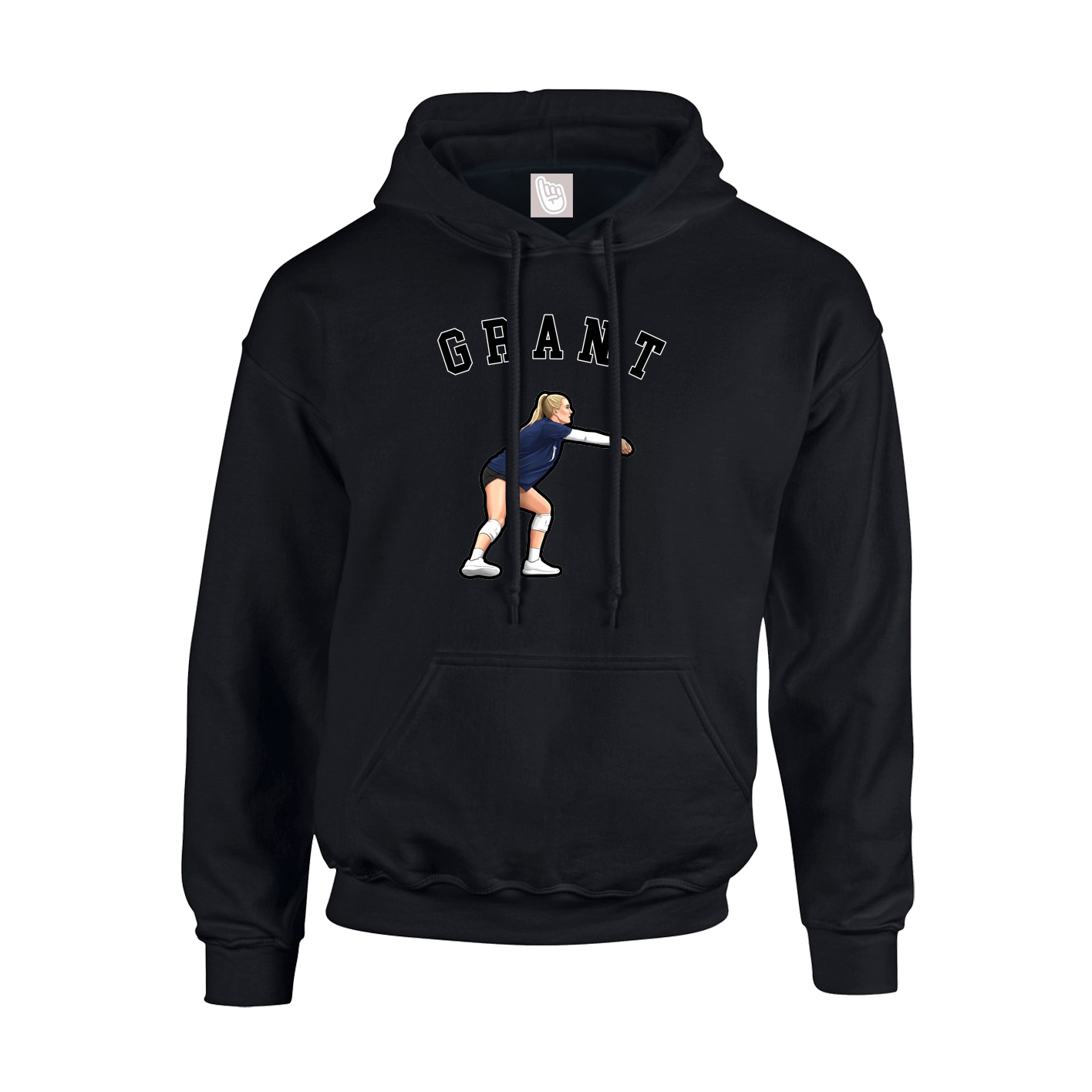 Youth Hoodie — Shirsey Arch in Black