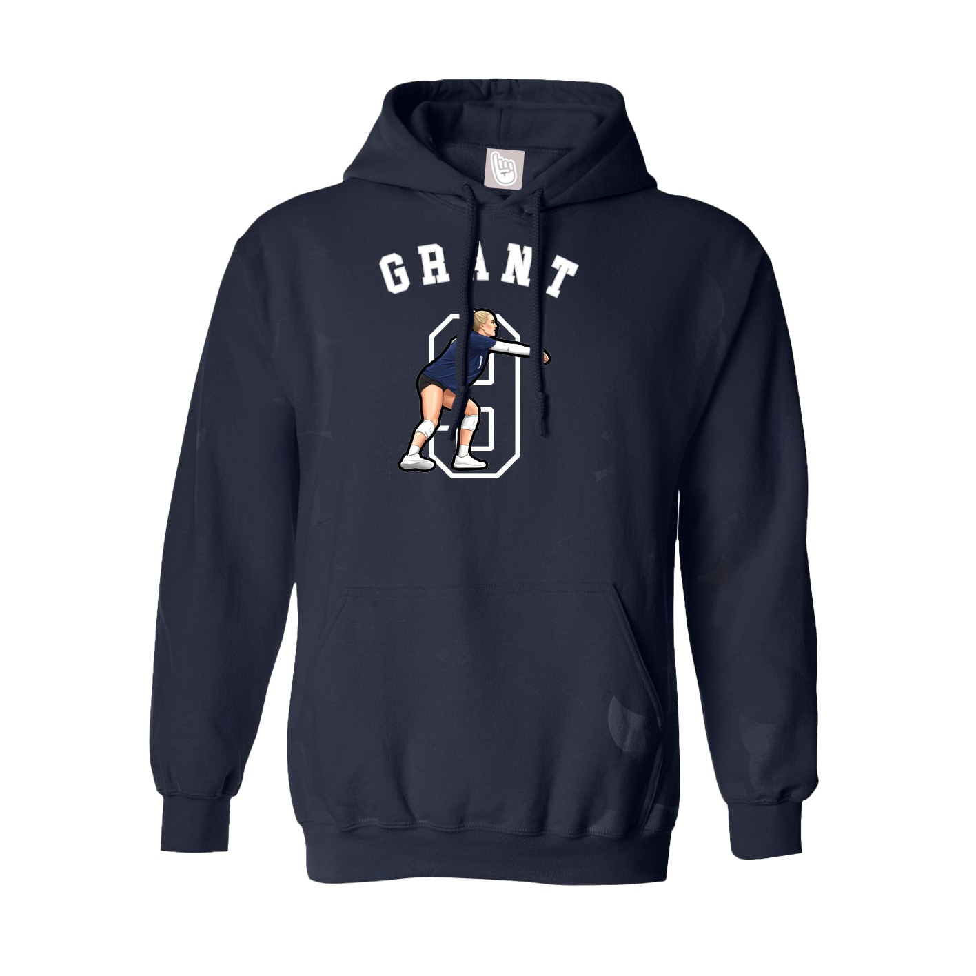 Youth Hoodie — Shirsey Arch in Navy