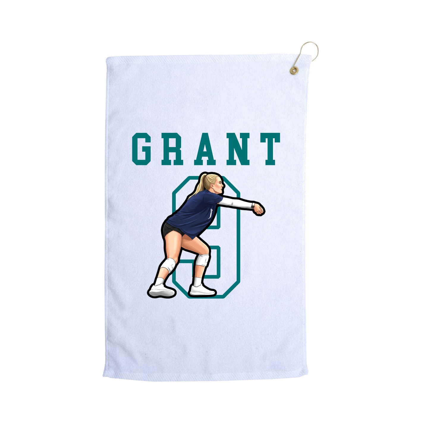 Golf Towel — Shirsey in White