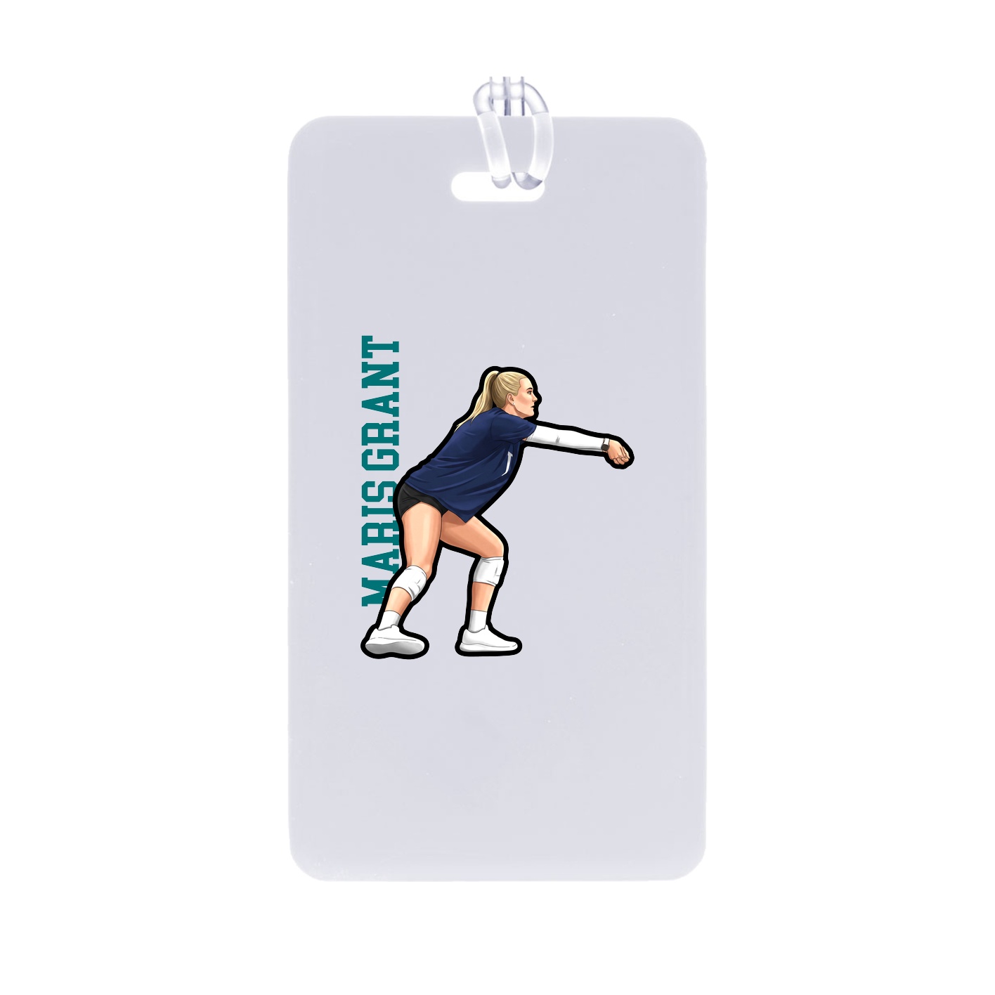 Bag Tag — Name Vertical in Classic