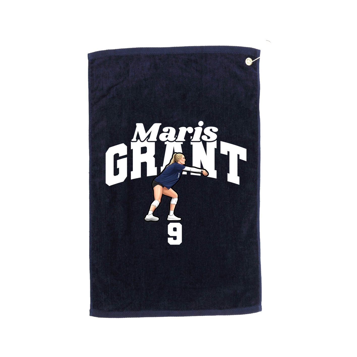 Golf Towel — Signature Arch in Navy