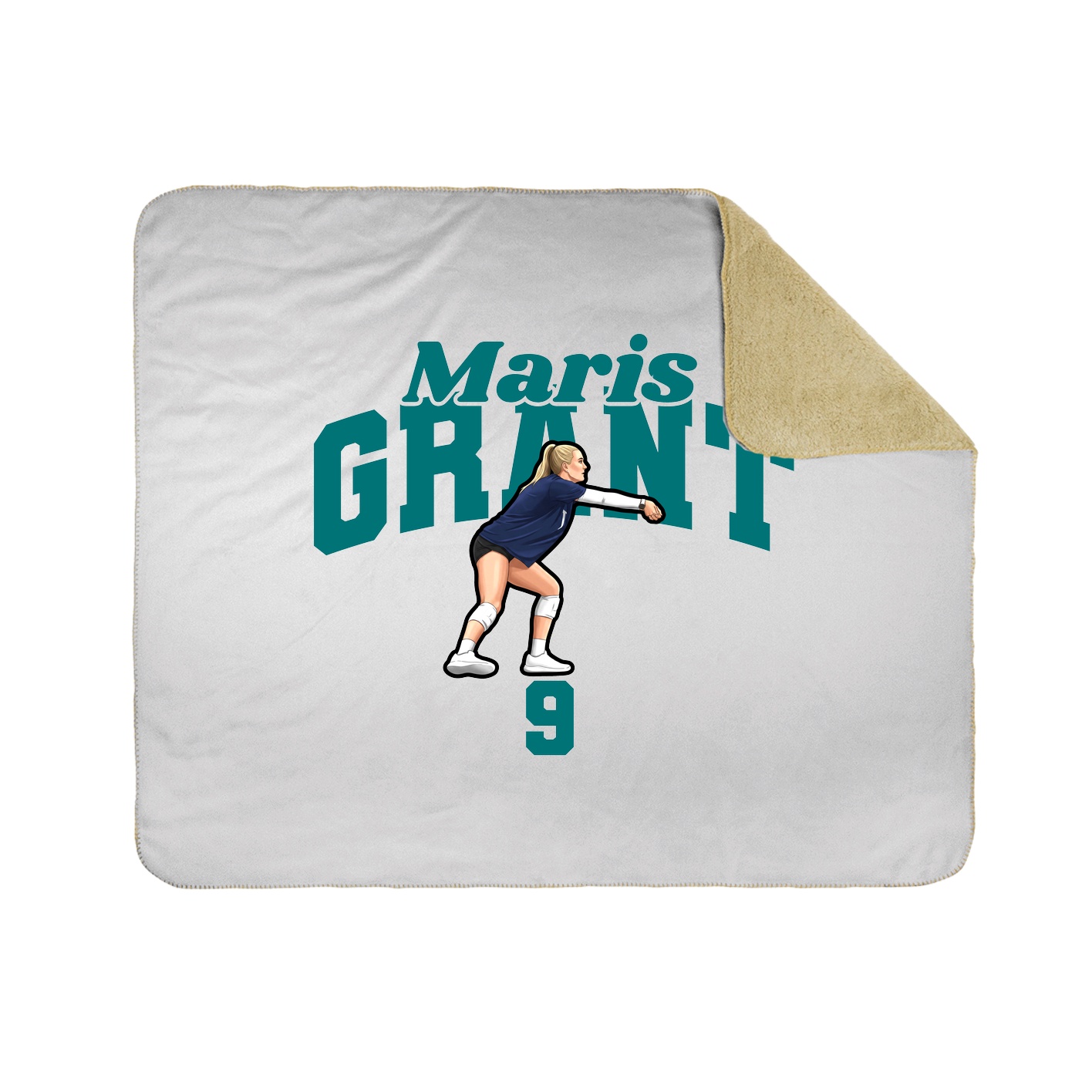 Throw Blanket — Signature Arch in White