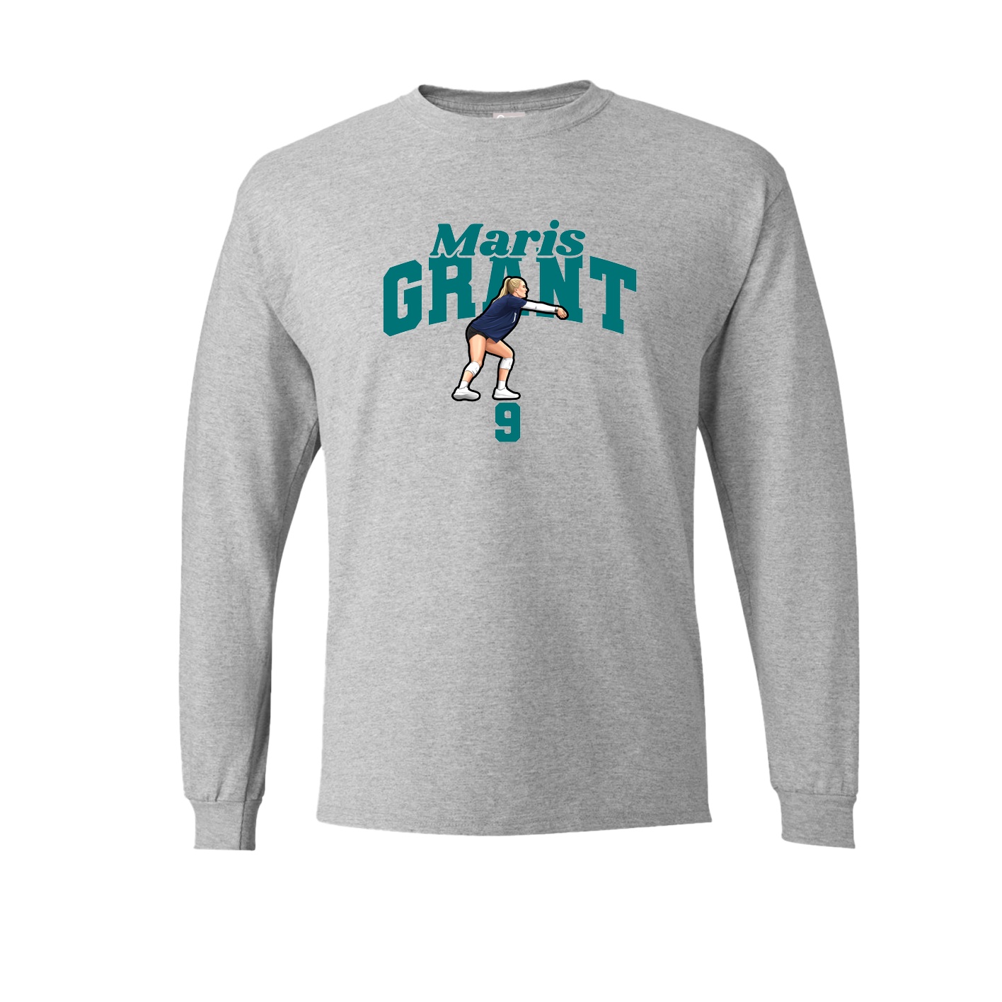 Long Sleeve Tee — Signature Arch in Grey