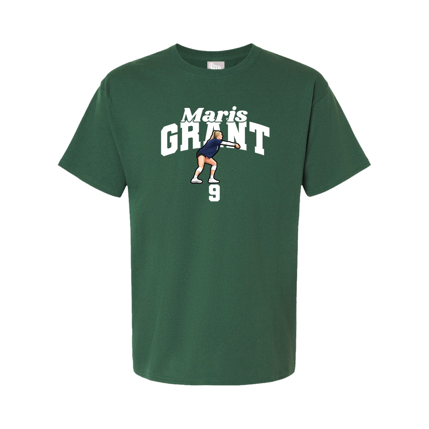 Youth Tee — Signature Arch in Green