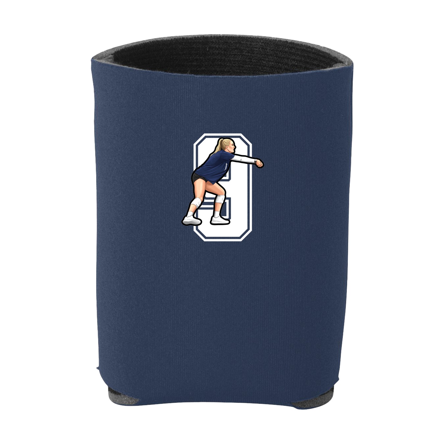 Can Holder — Number in Navy