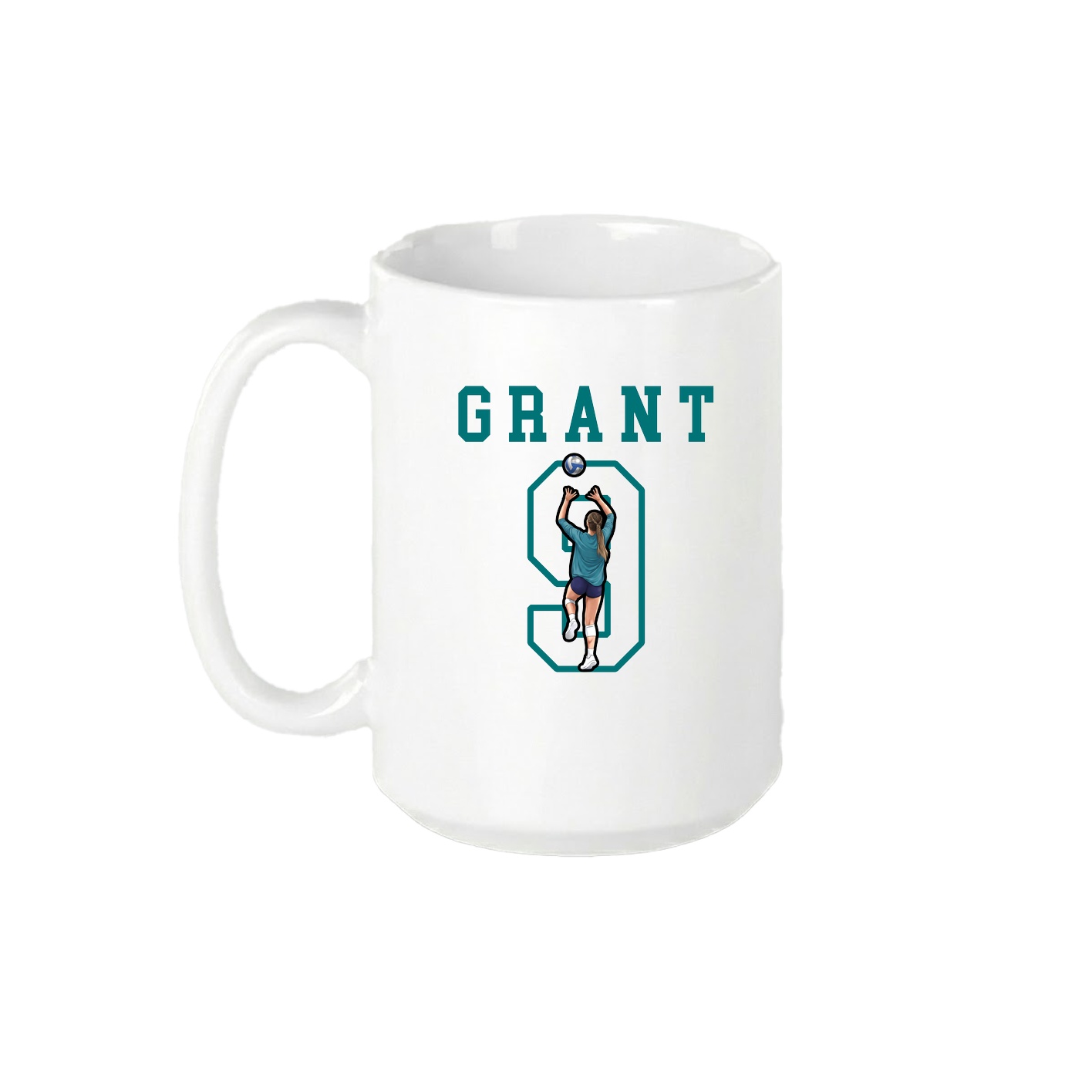 15oz Coffee Mug — Shirsey in White