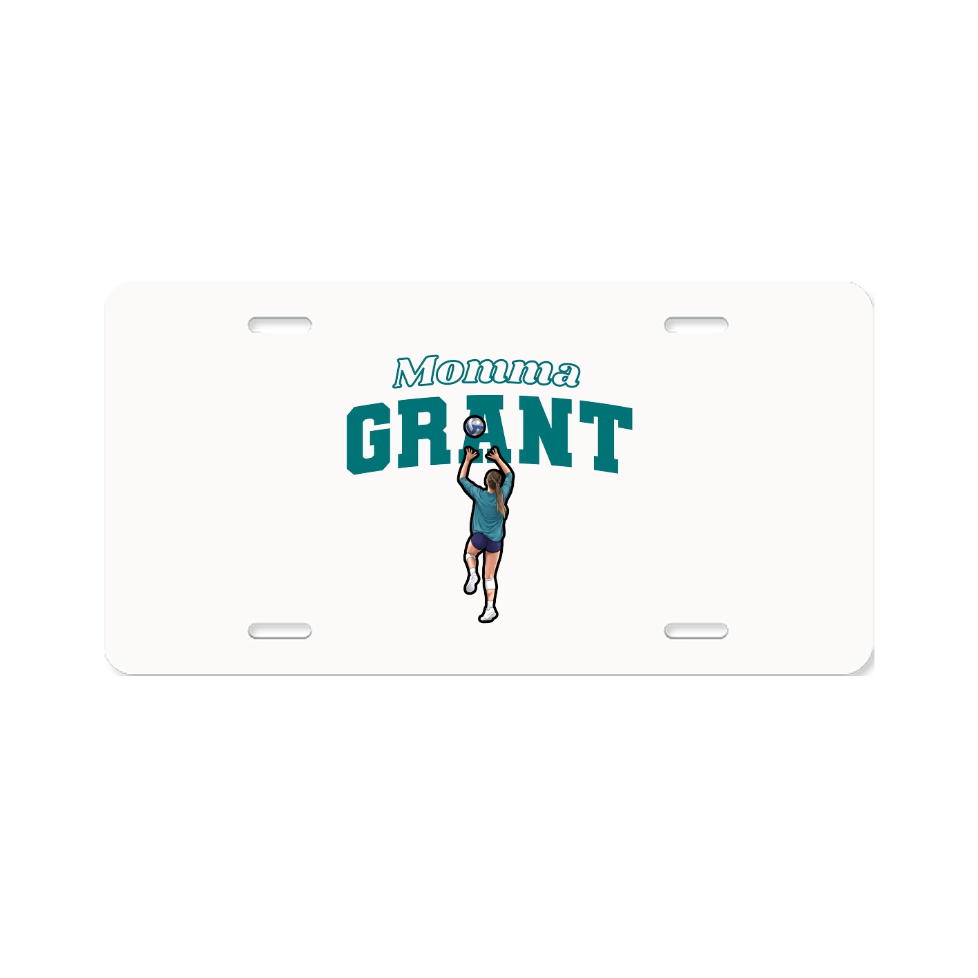 License Plate — Mothers Day Block in Classic