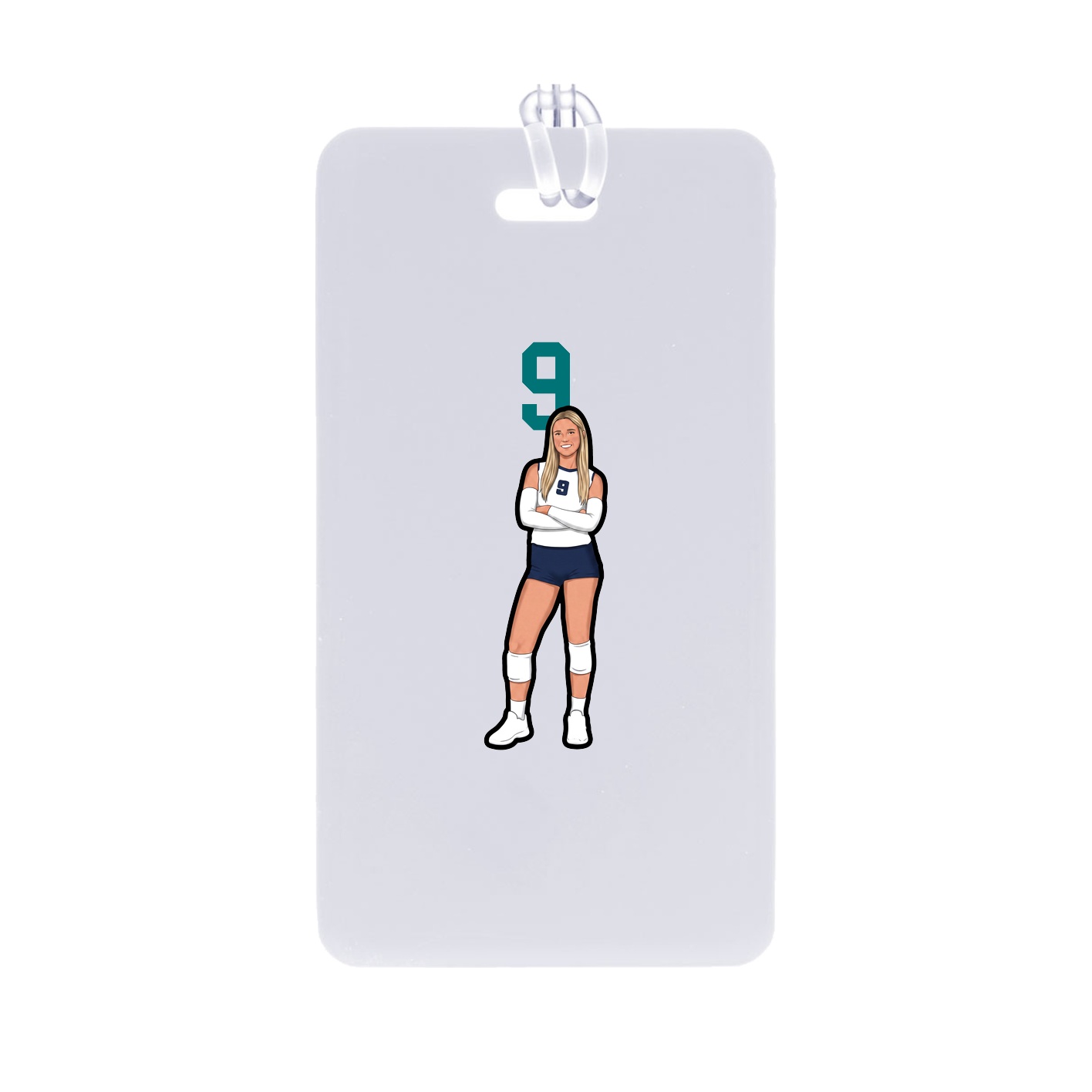 Bag Tag — Number Top in Classic