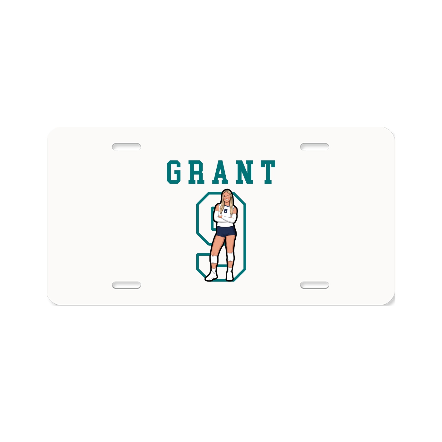 Aluminum License Plate
