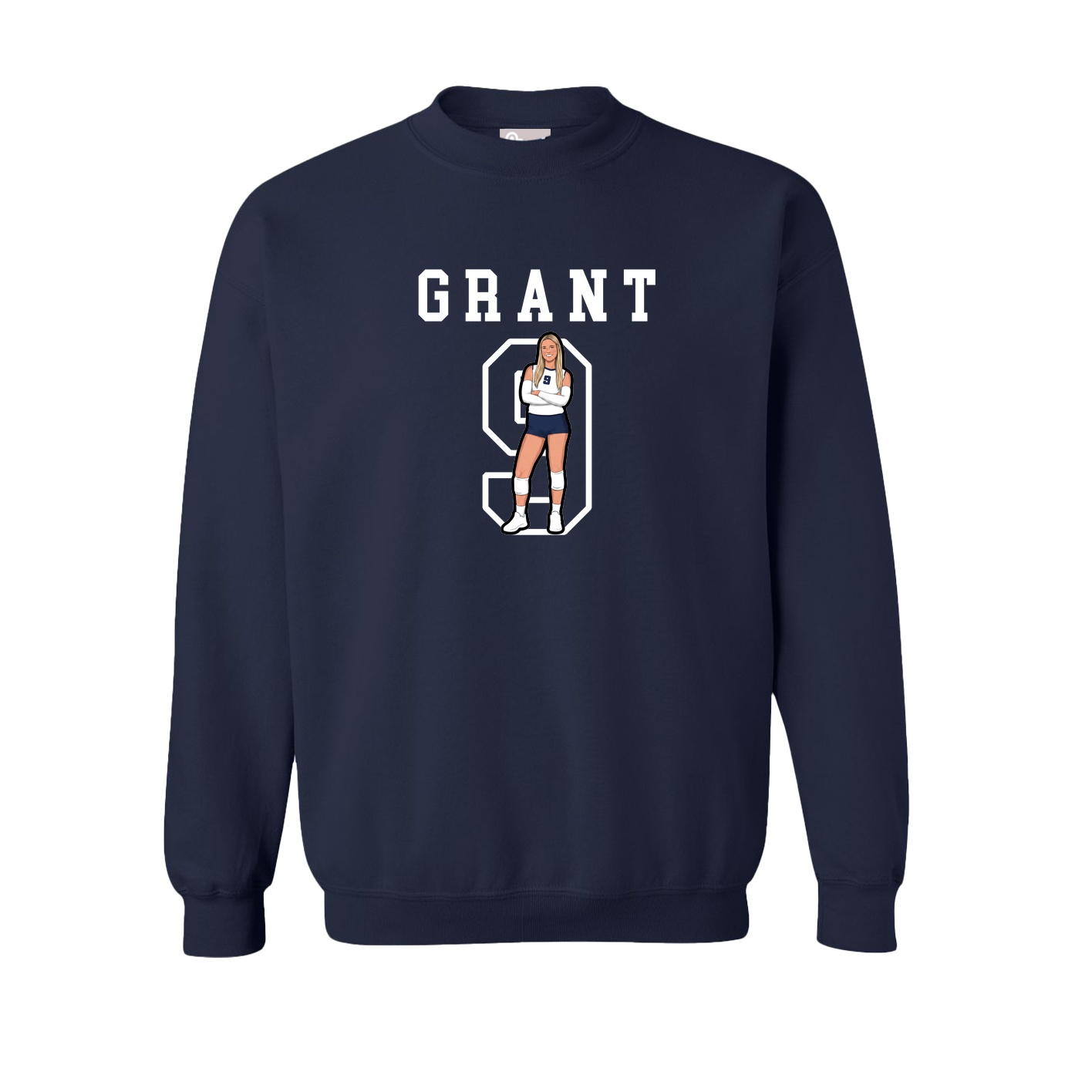 Fleece Crew — Shirsey in Navy