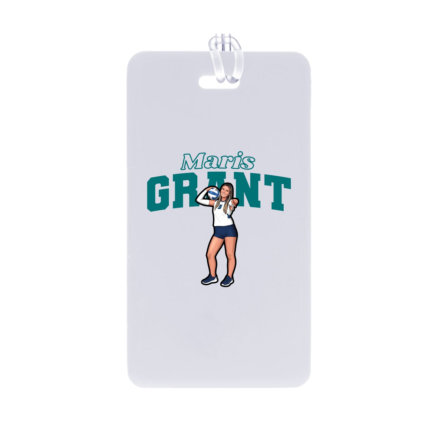 Bag Tag — Name Arch in Classic