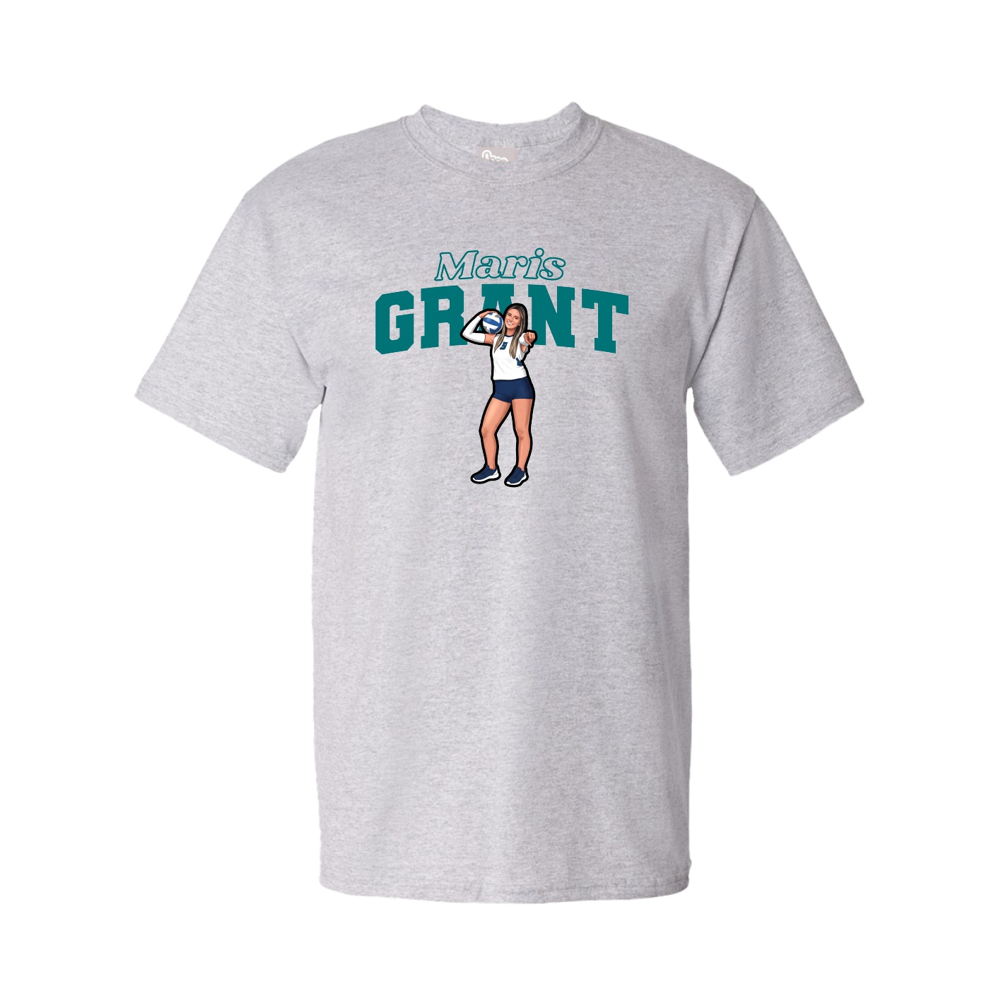 Tee — Name Arch in Grey