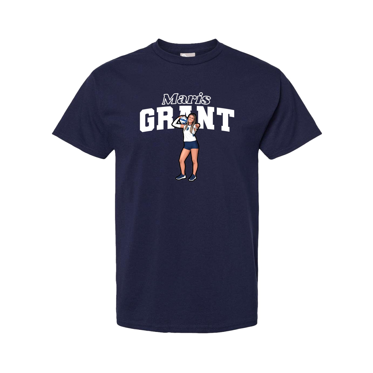 Tee — Name Arch in Navy