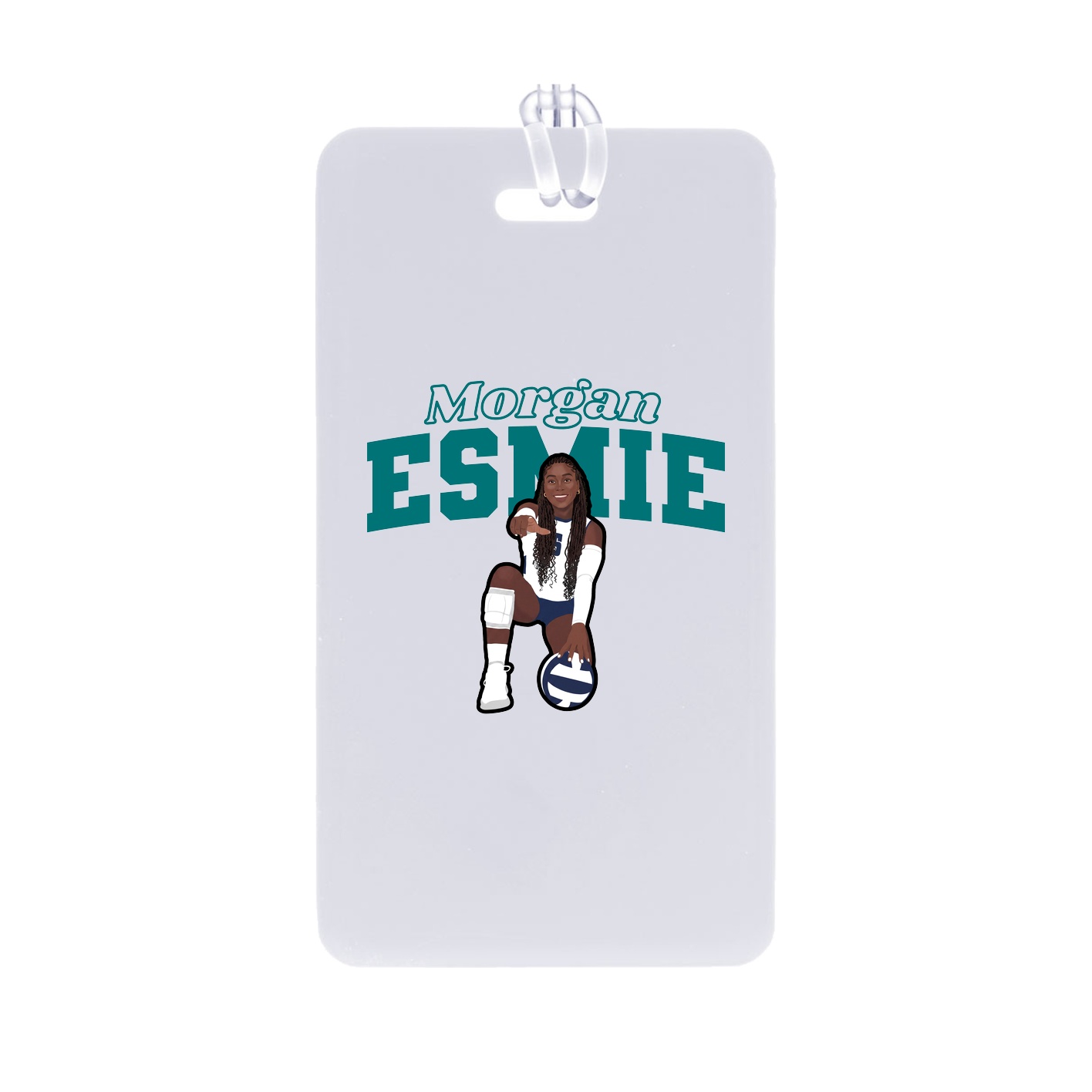 Bag Tag — Name Arch in Classic