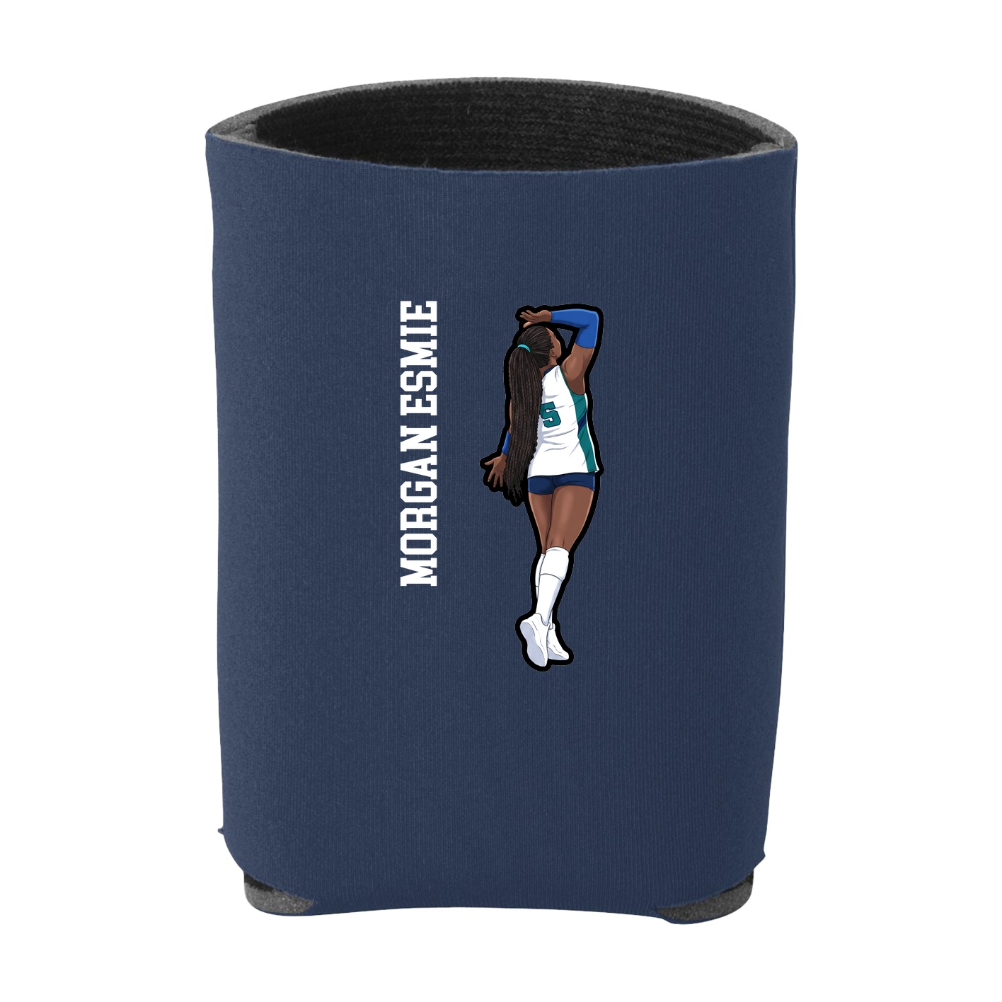 Can Holder — Name Vertical in Navy
