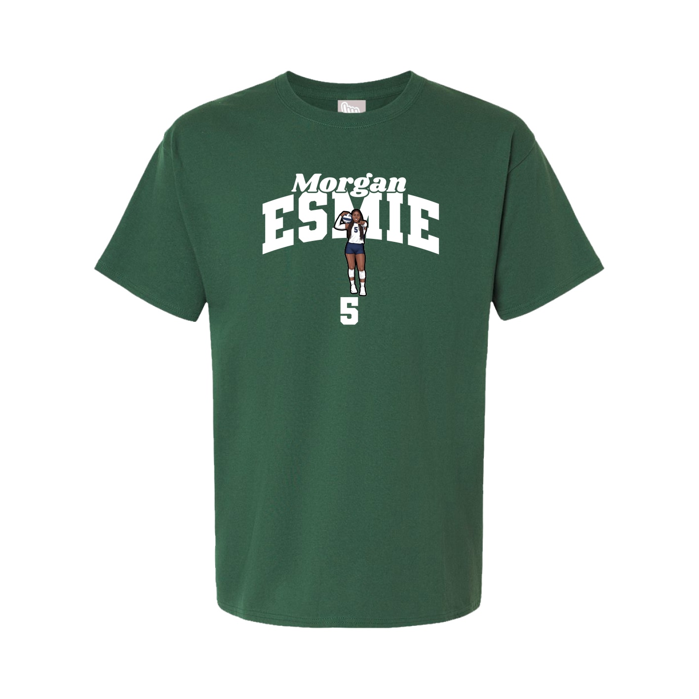 Youth Tee — Signature Arch in Green