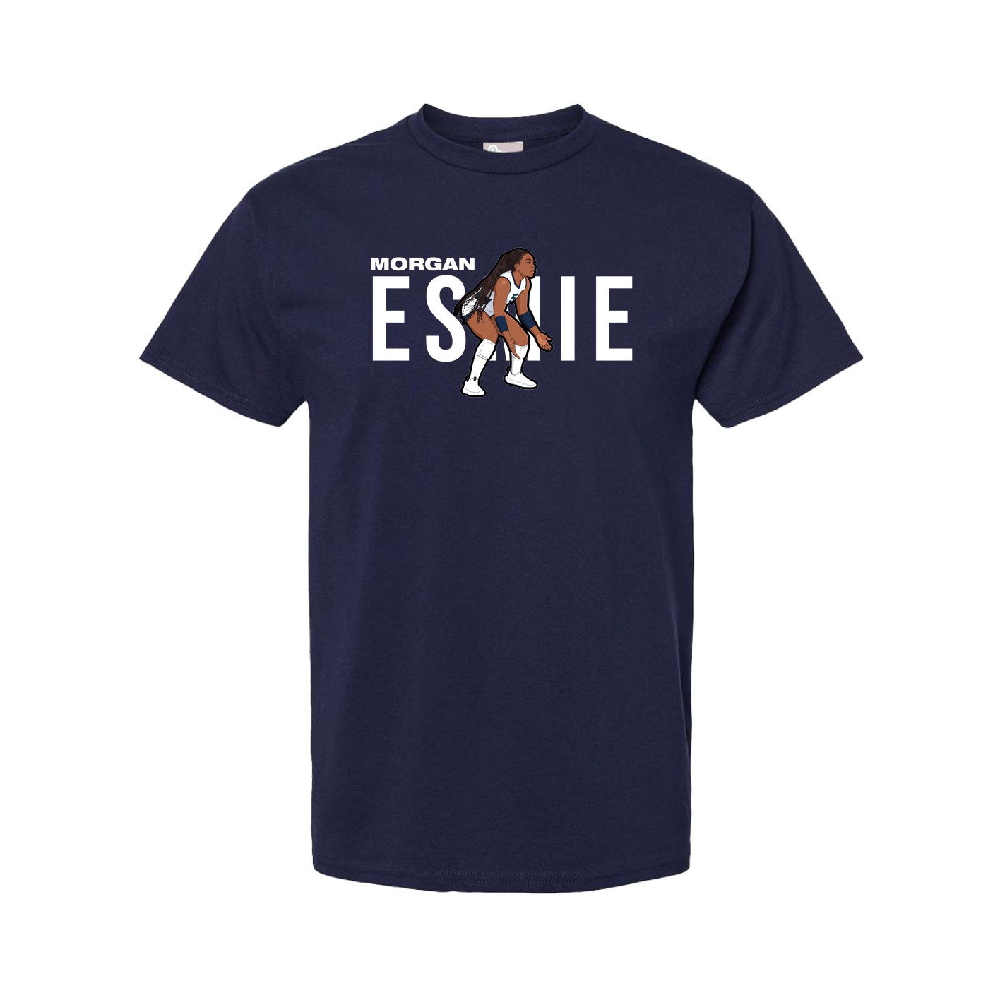 Youth Tee — Player Name in Navy