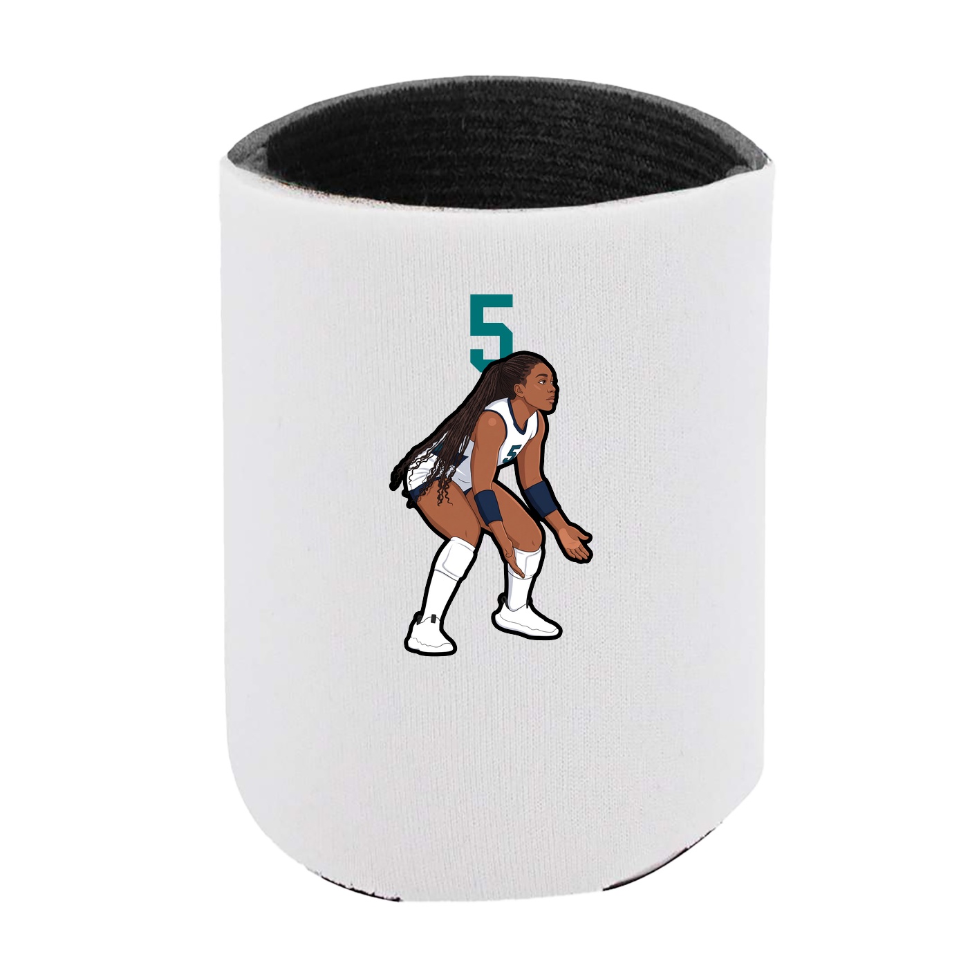 Can Holder — Number Top in White