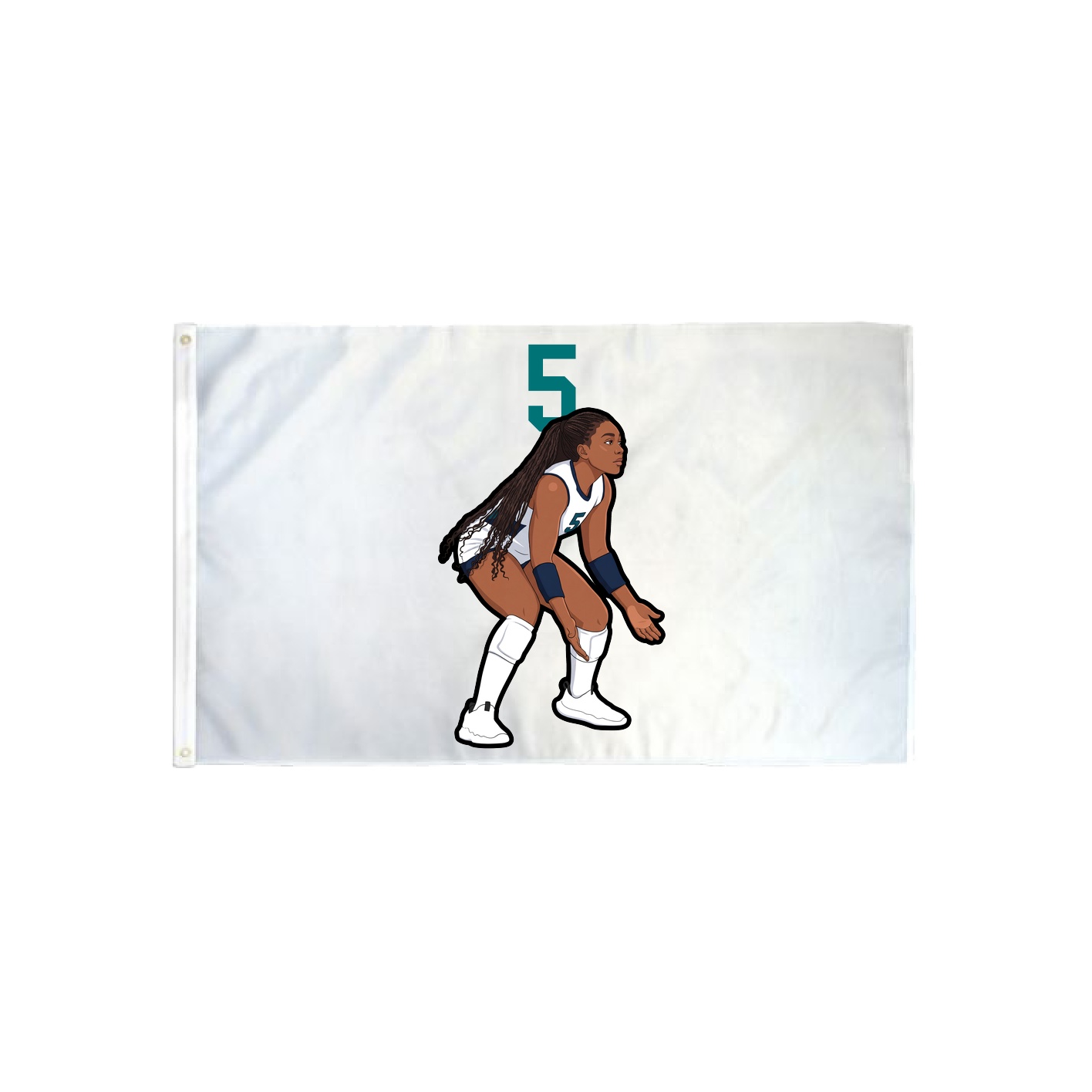 3x5 Flag — Number Top in Classic