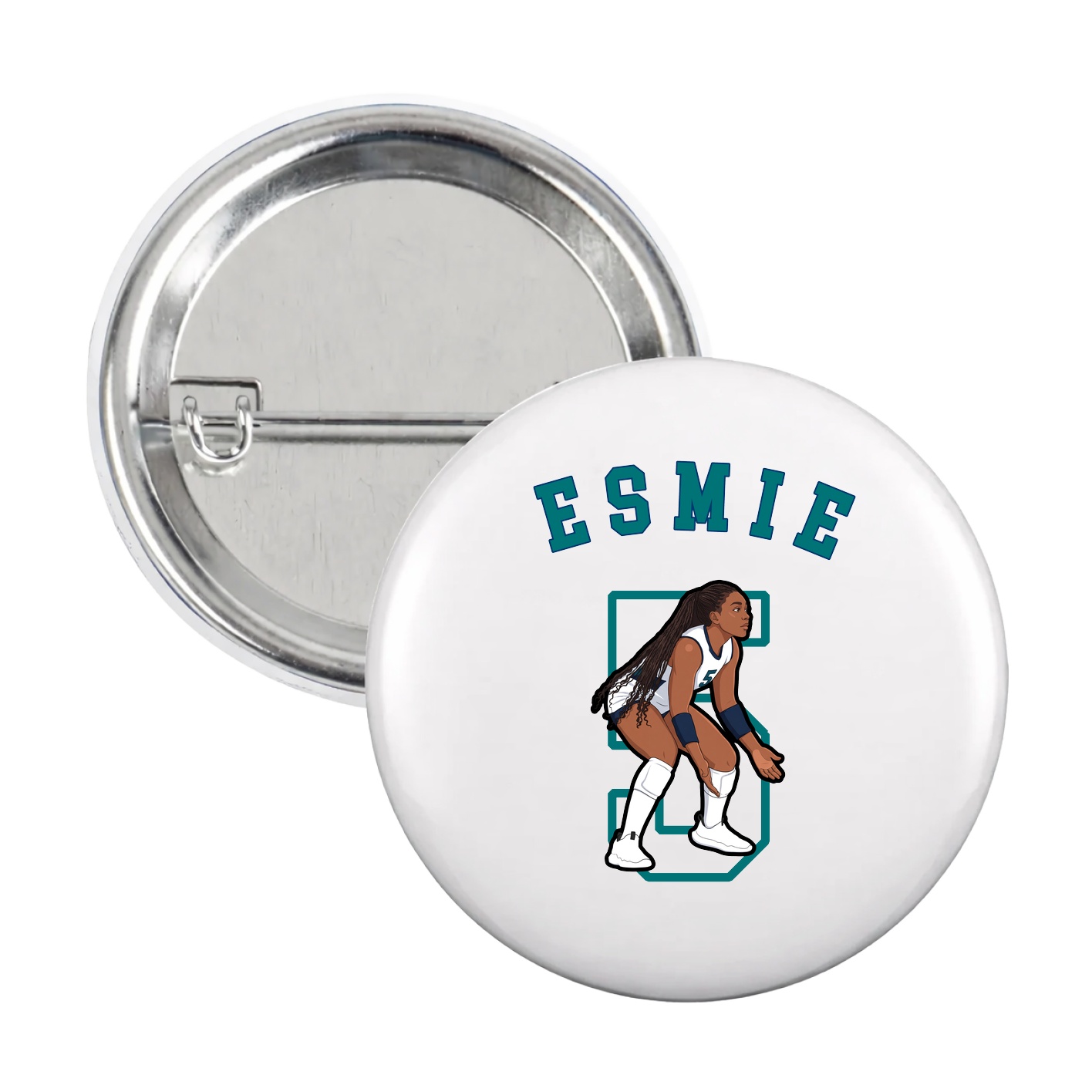 Game Day Button — Shirsey Arch in White