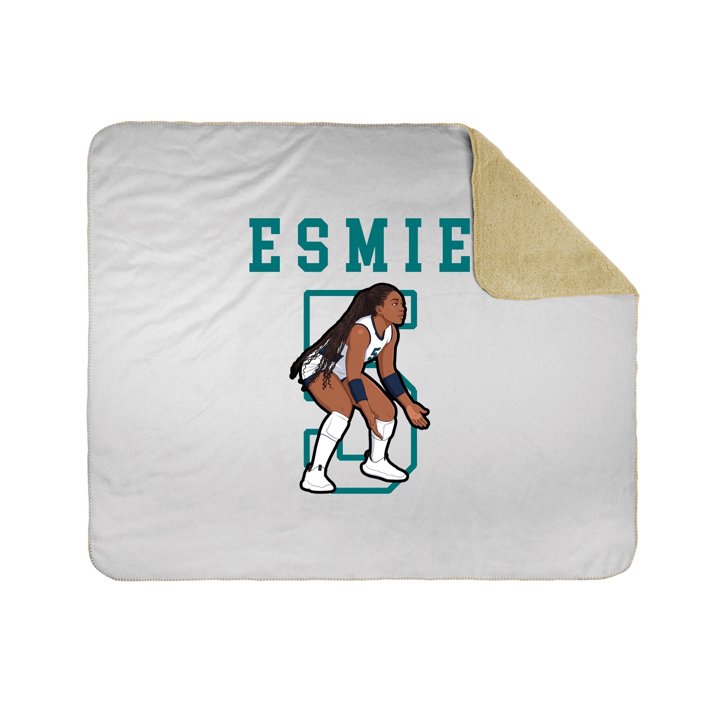 Throw Blanket — Shirsey in White