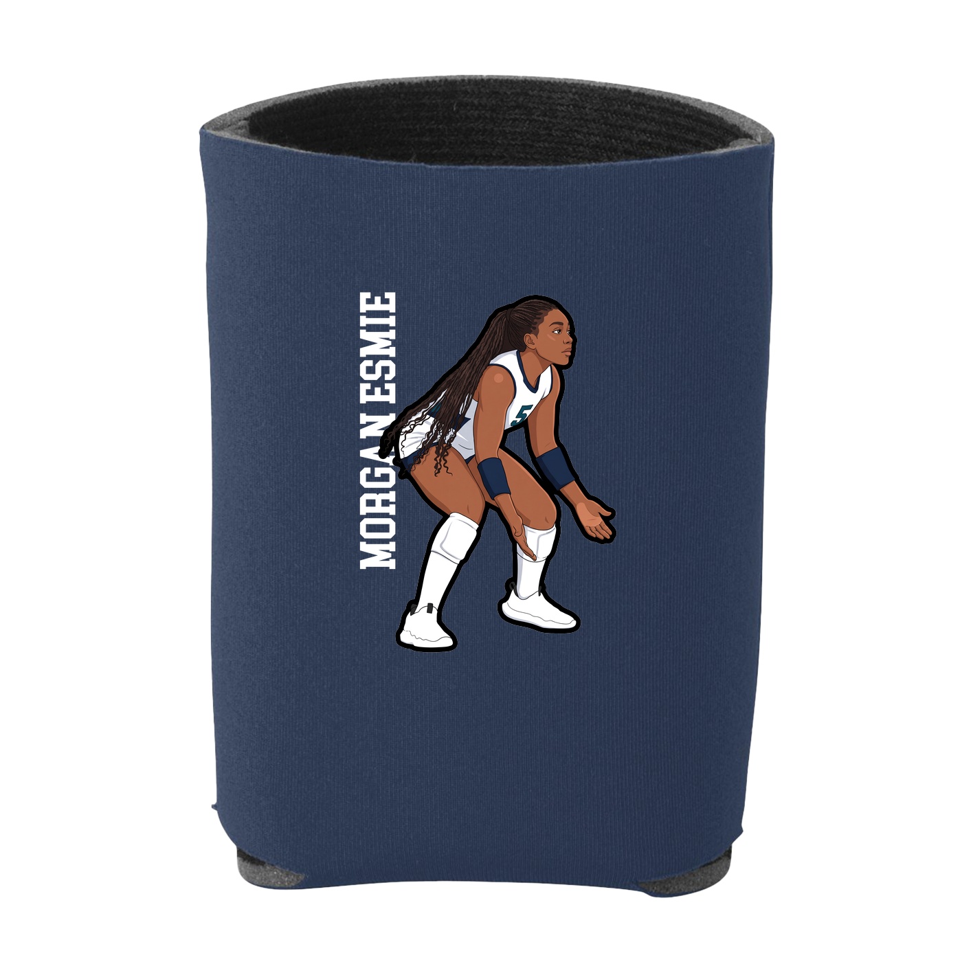 Can Holder — Name Vertical in Navy