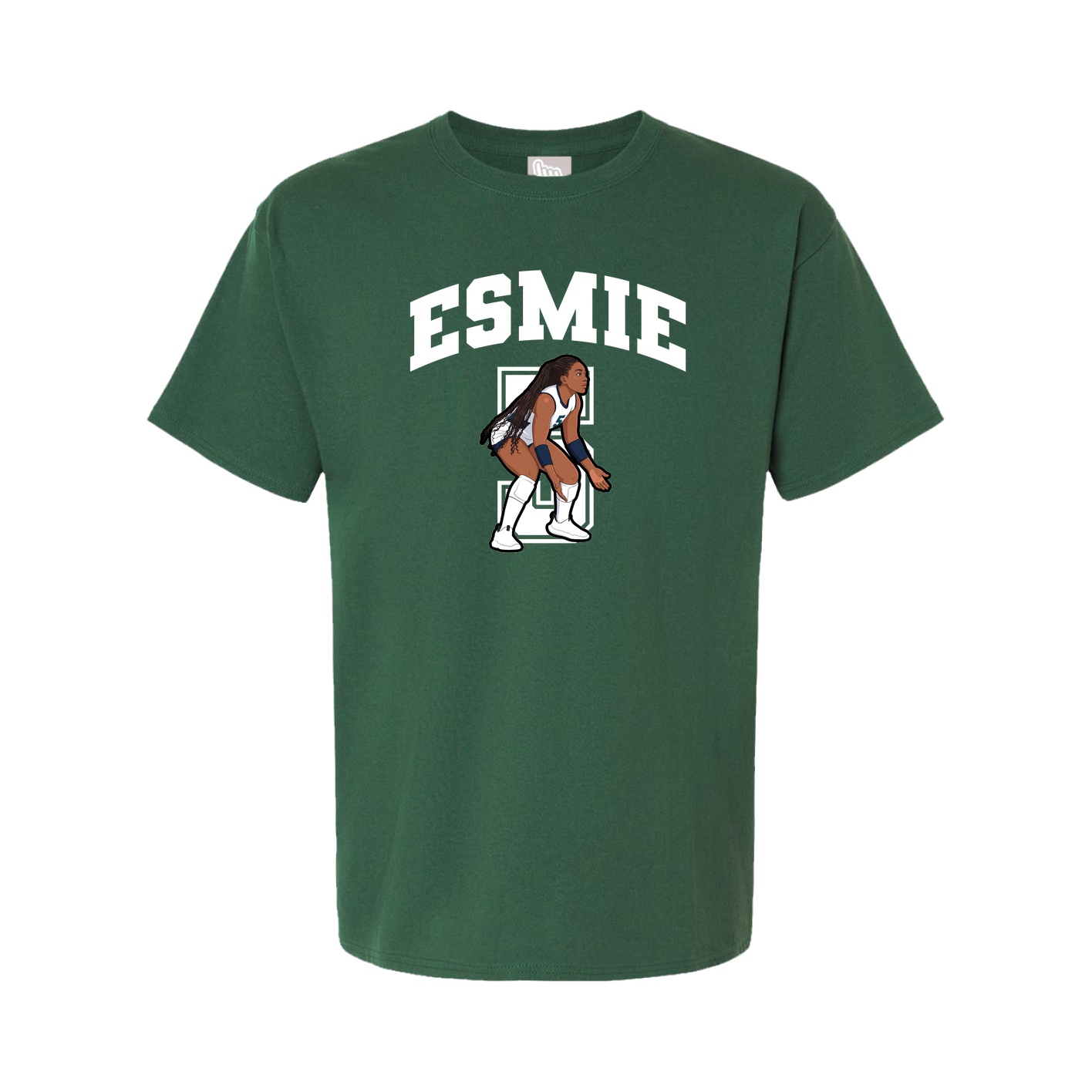 Tee — Number in Green