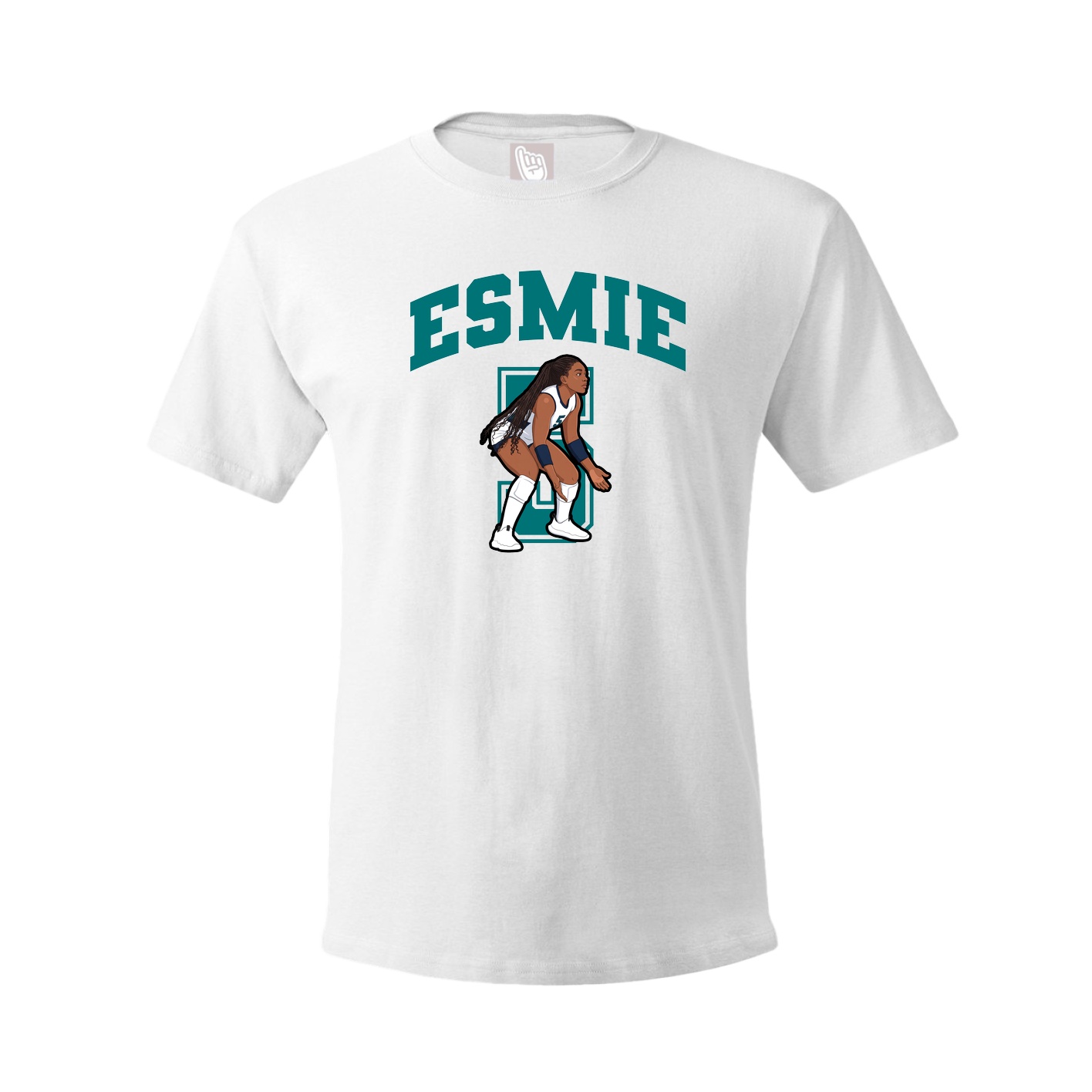 Tee — Number in White