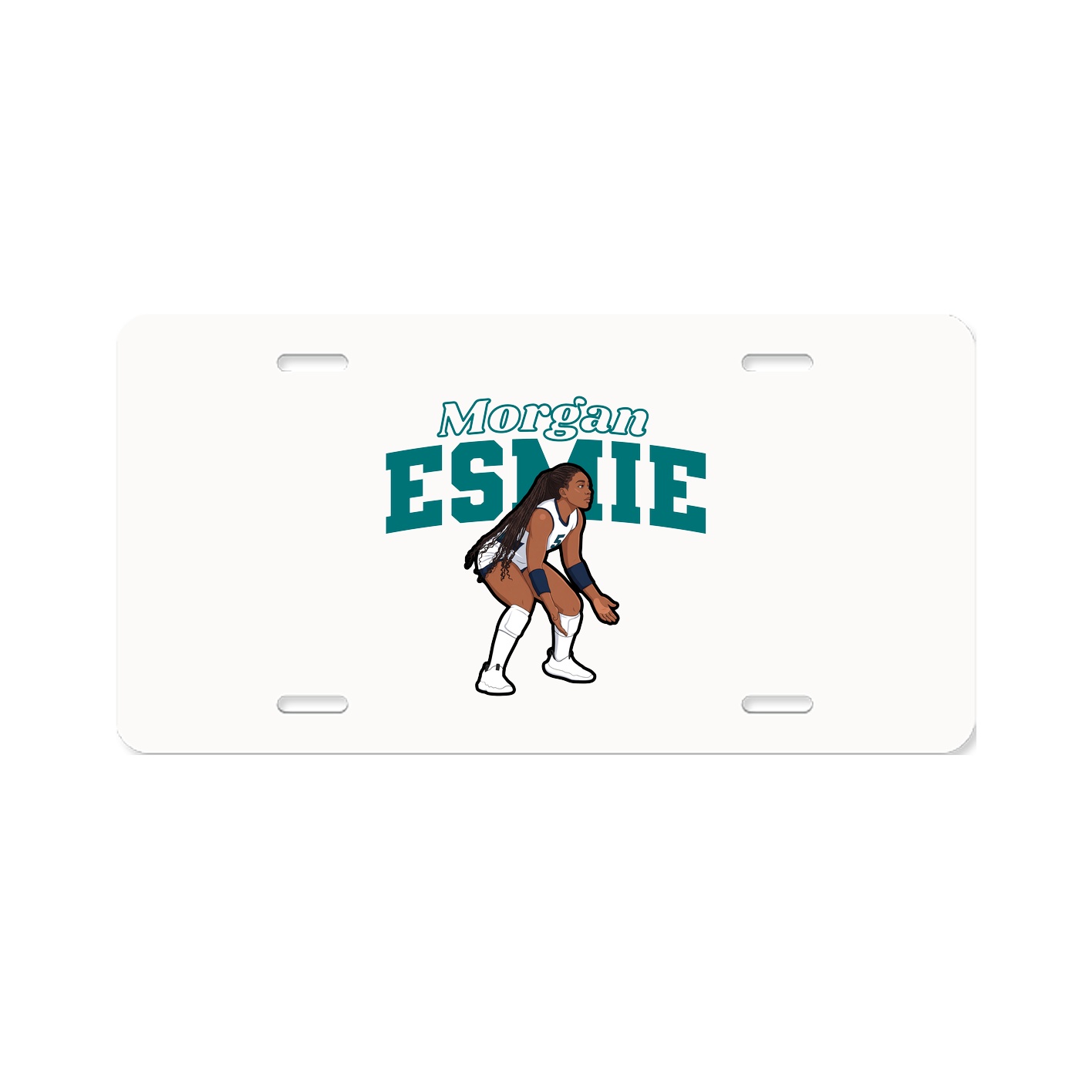 License Plate — Name Arch in Classic