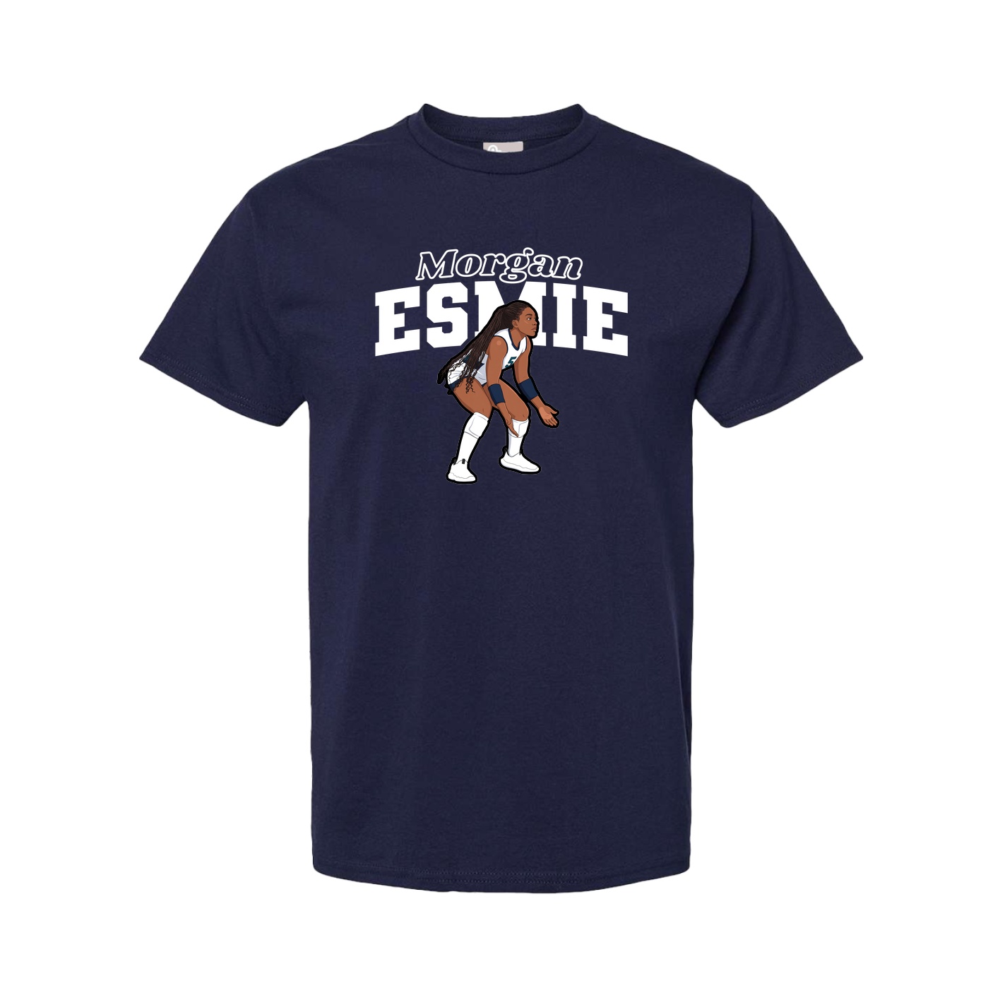 Tee — Name Arch in Navy
