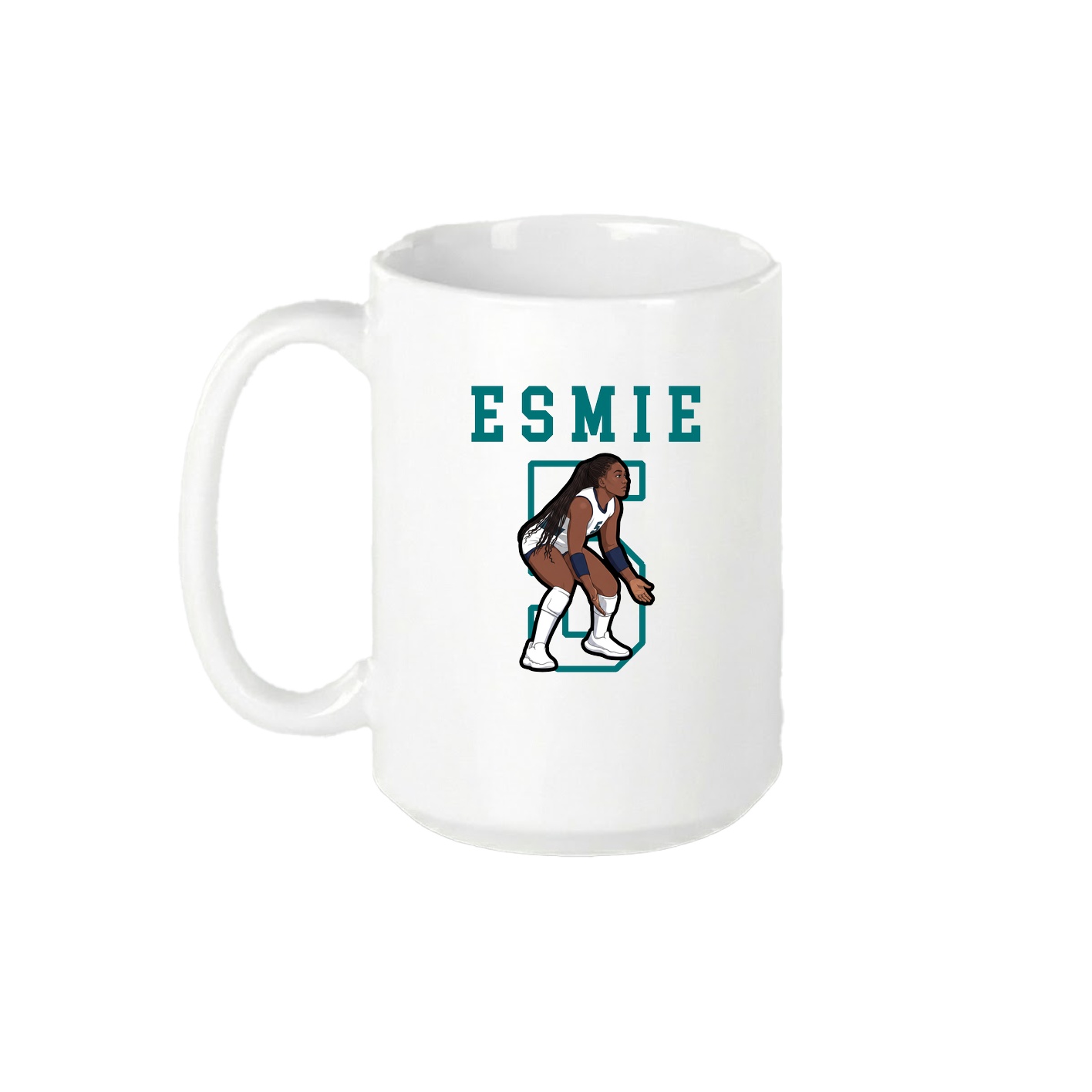15oz Coffee Mug — Shirsey in White